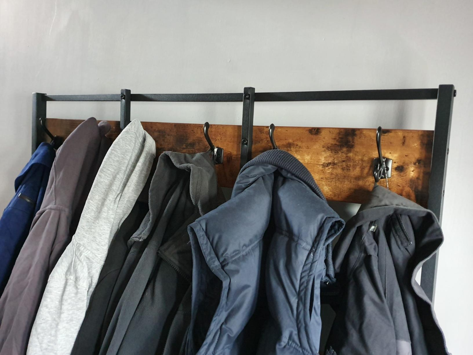 Large Rustic Coat Rack With Seat Entryway Shoe Rack Hall Tree Shoe Bench Shelves