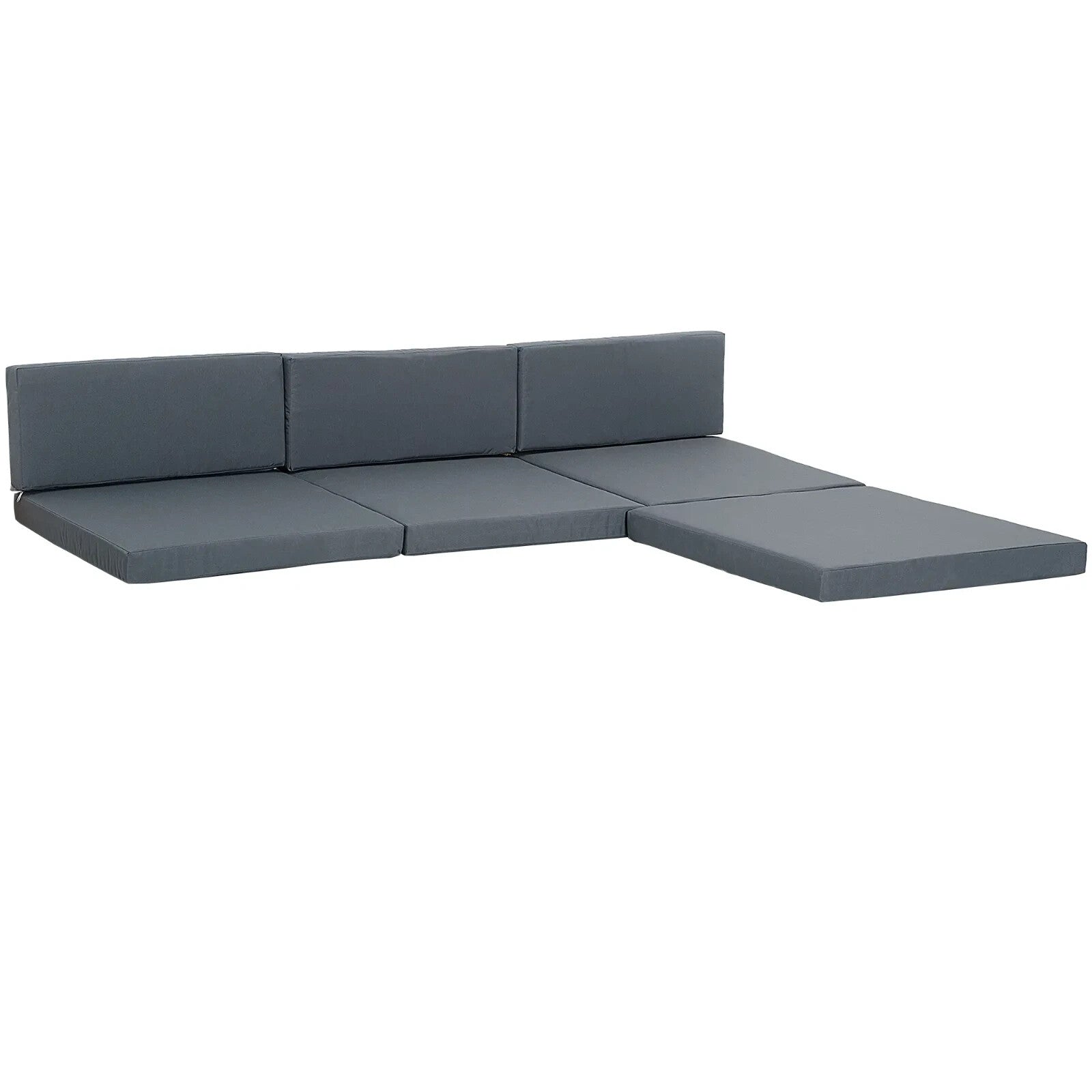 7 Piece Garden Cushion Set for Rattan Furniture Outdoor Patio Replacement Pads