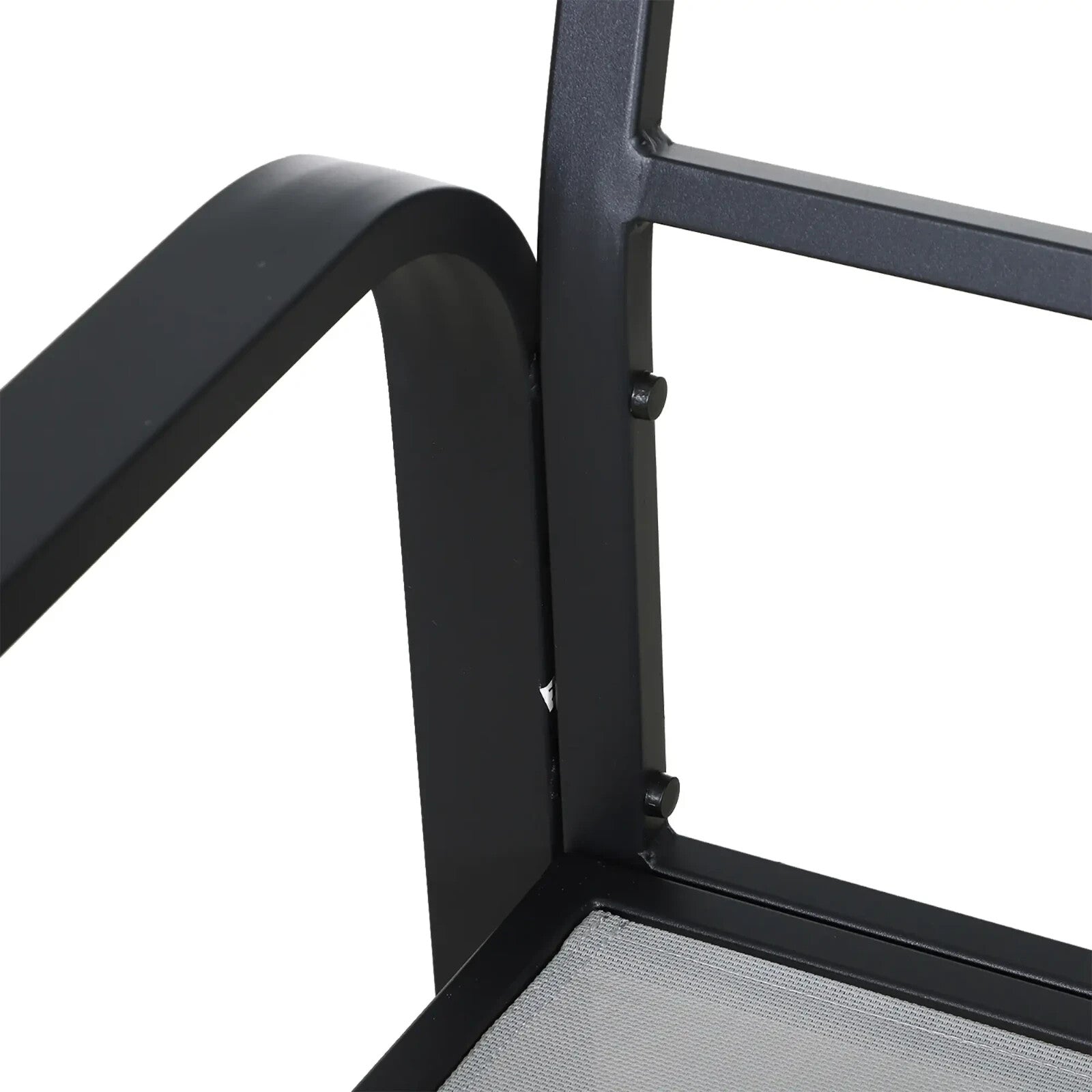 4 Piece Aluminium Garden Dining Set with Sofa Chairs Glass Table and Cushions