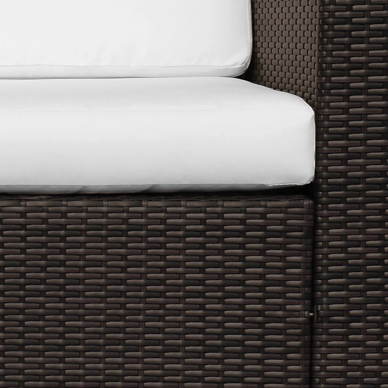 Rattan 3 Seater Outdoor Garden Sofa Chair Patio Furniture w/ Strong Metal Frame