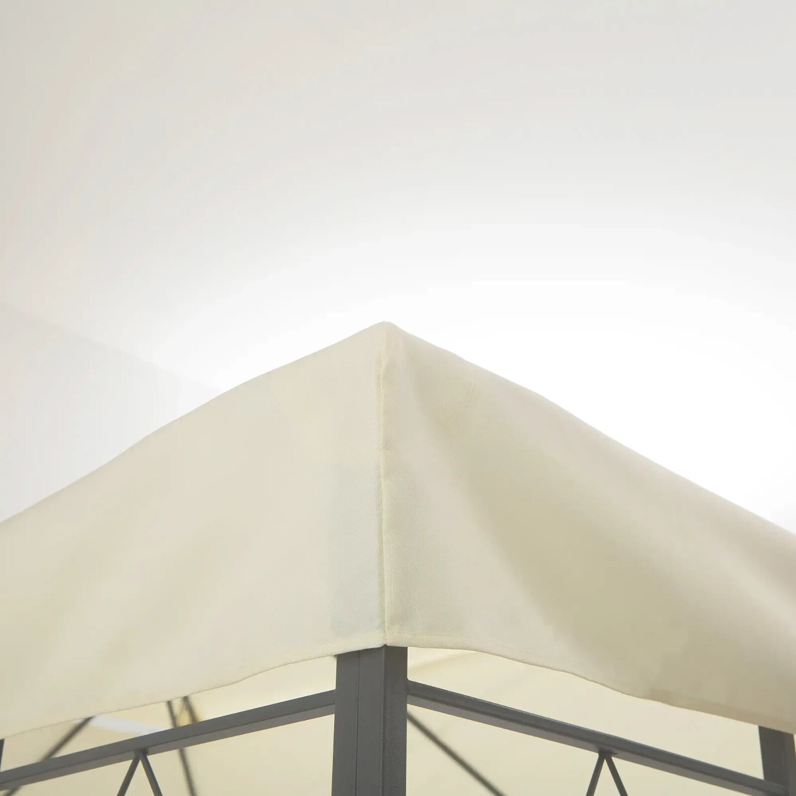 Gazebo 2-Tier Replacement Roof Canopy Sun Shelter Awning UV Resistant Cream
