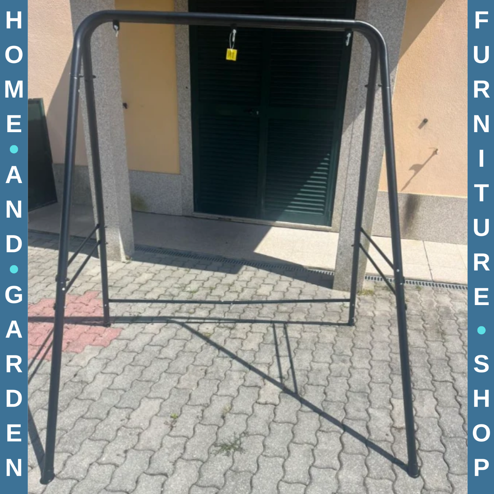 Hammock Chair Stand Hanging Egg Powder Coated Steel Frame 'A' shaped Black