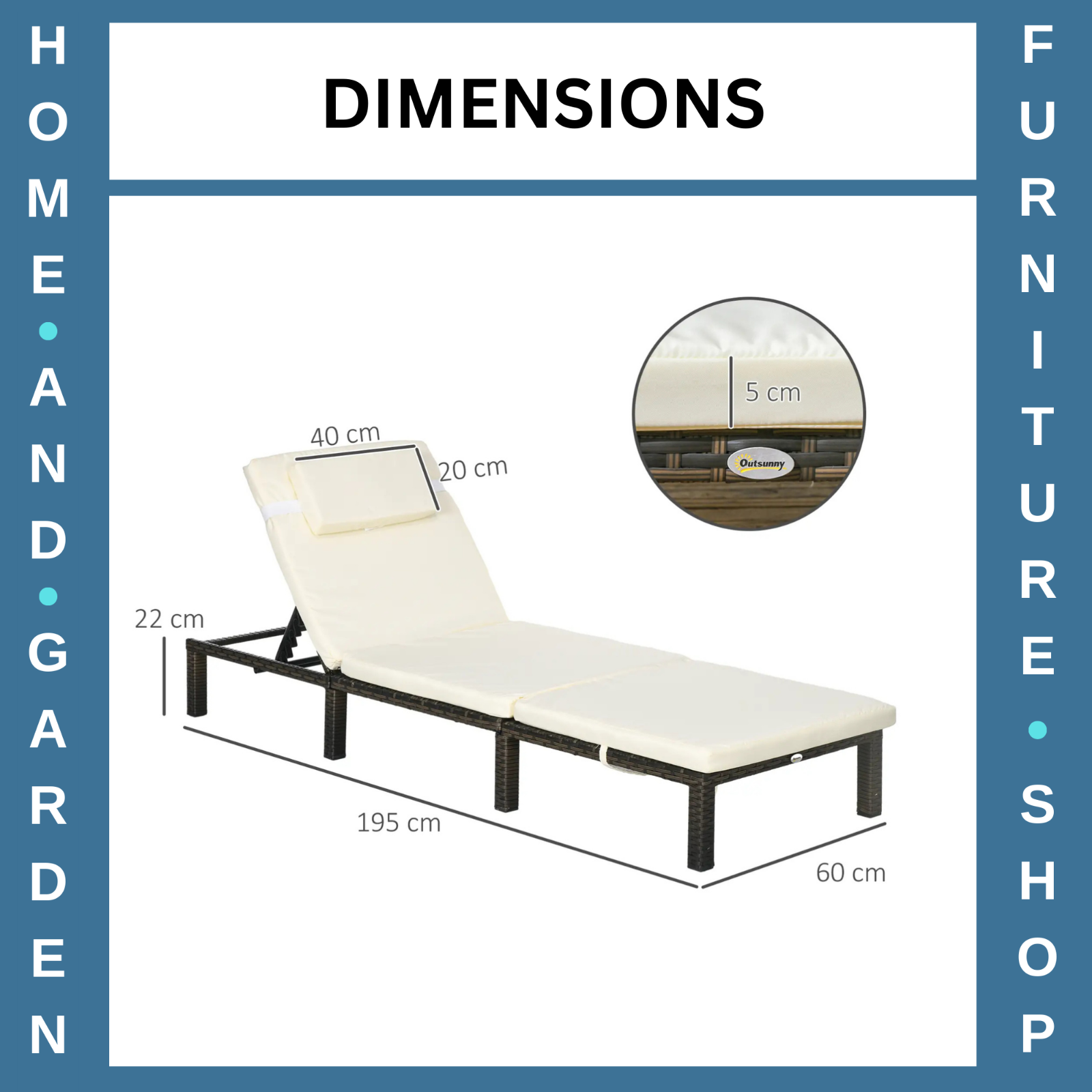 Rattan Sun Loungers Set Of 2 Adjustable Backrest Lounge Chairs With Cushions