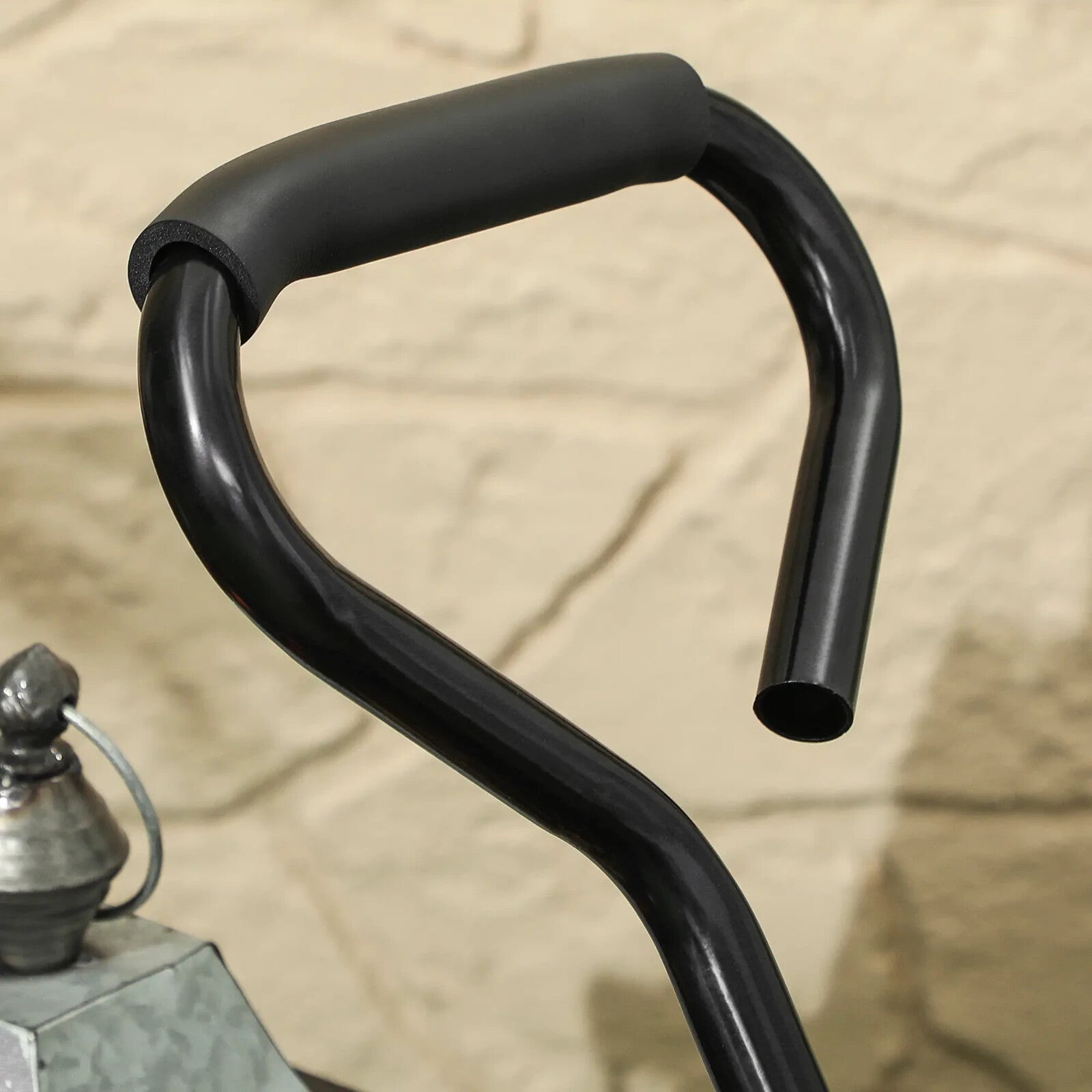 114L Steel Frame Garden Cart Trolley Heavy Duty Outdoor Utility Wagon for Tools