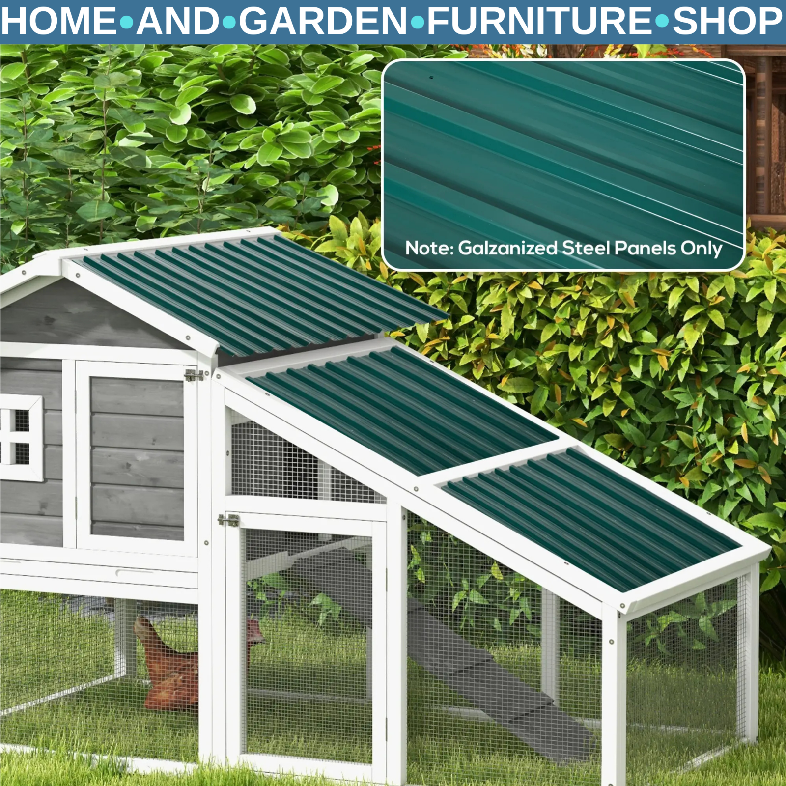 Corrugated Roofing Sheets Pack of 12 Galvanised Metal for Greenhouse Garage Shed