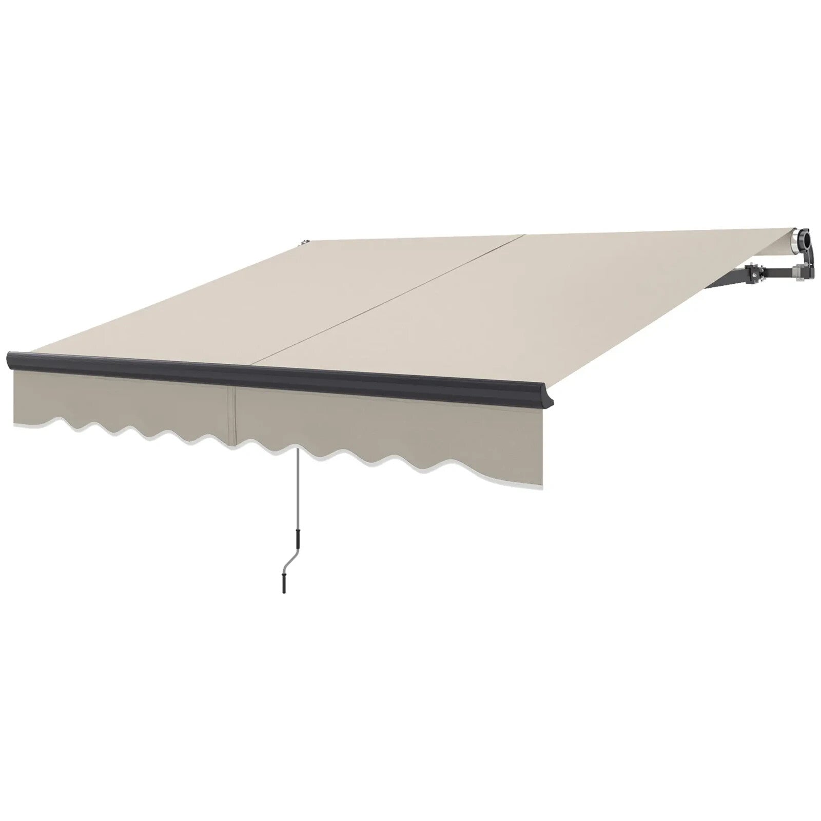Electric Retractable Garden Awning 2.5x2 m UV Sun Shade Patio Canopy with Remote