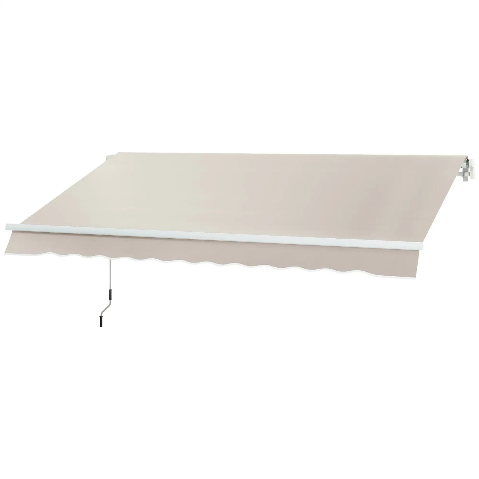 Awning Replacement Canopy Fabric Only Shade Cover Water Resistant Cream White