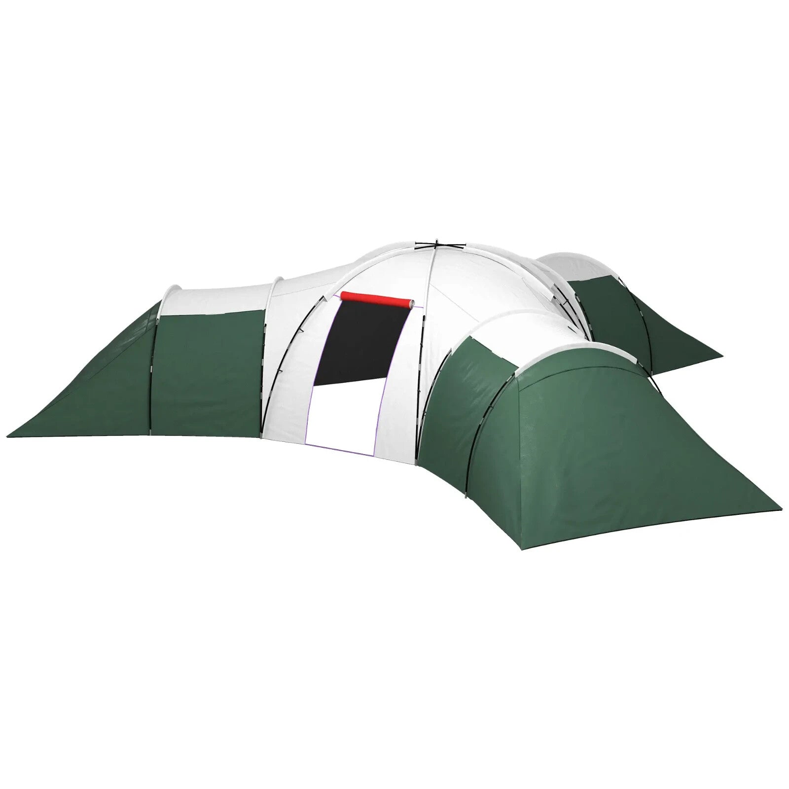 6 - 9 Man Large Tunnel Tent with Three Bedrooms & Living Room for Camping & Hiking - Home and Garden Furniture Shop - rustic - furniture