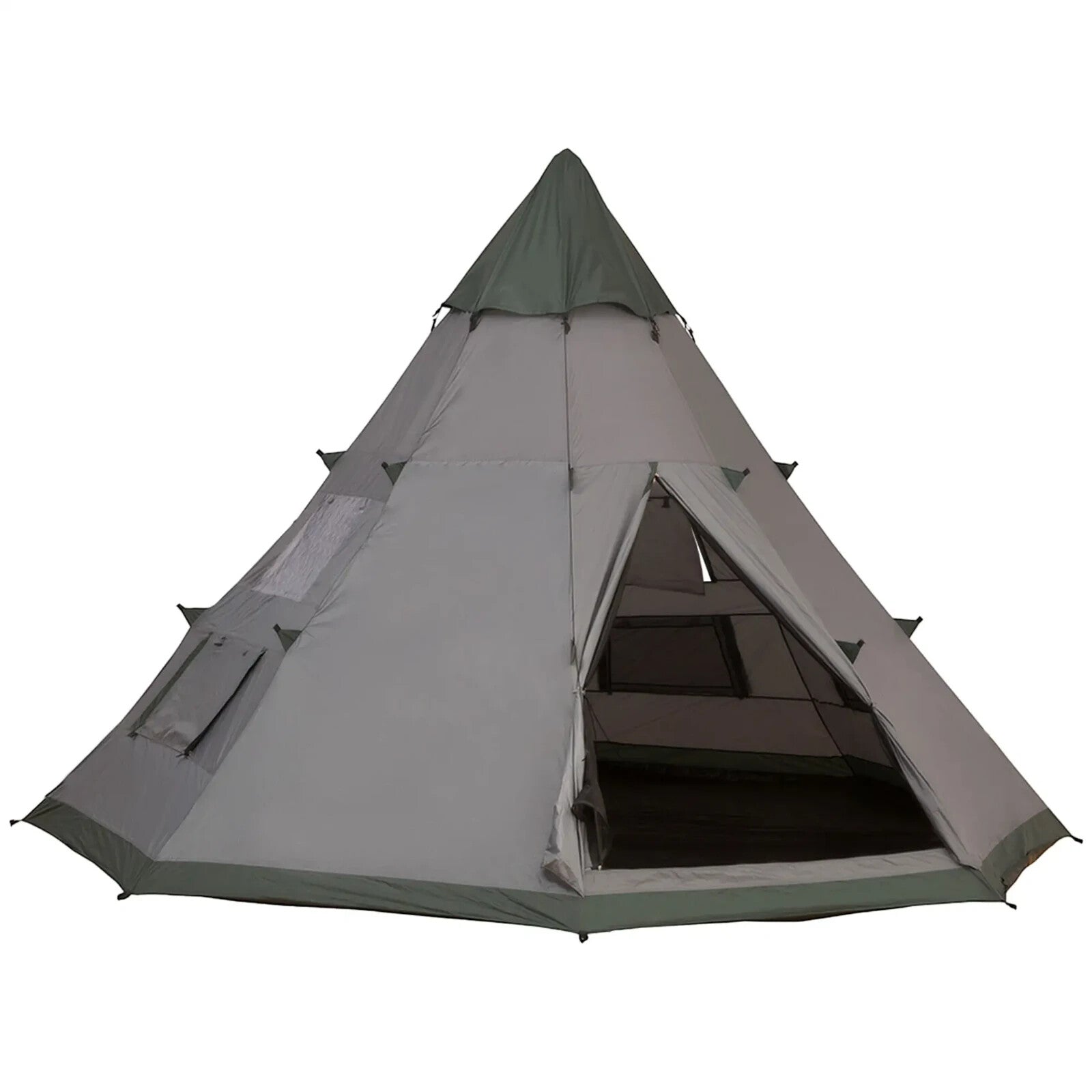 6 Person Camping Tent Outdoor Waterproof Metal Frame with Carry Bag Family Size - Home and Garden Furniture Shop - rustic - furniture