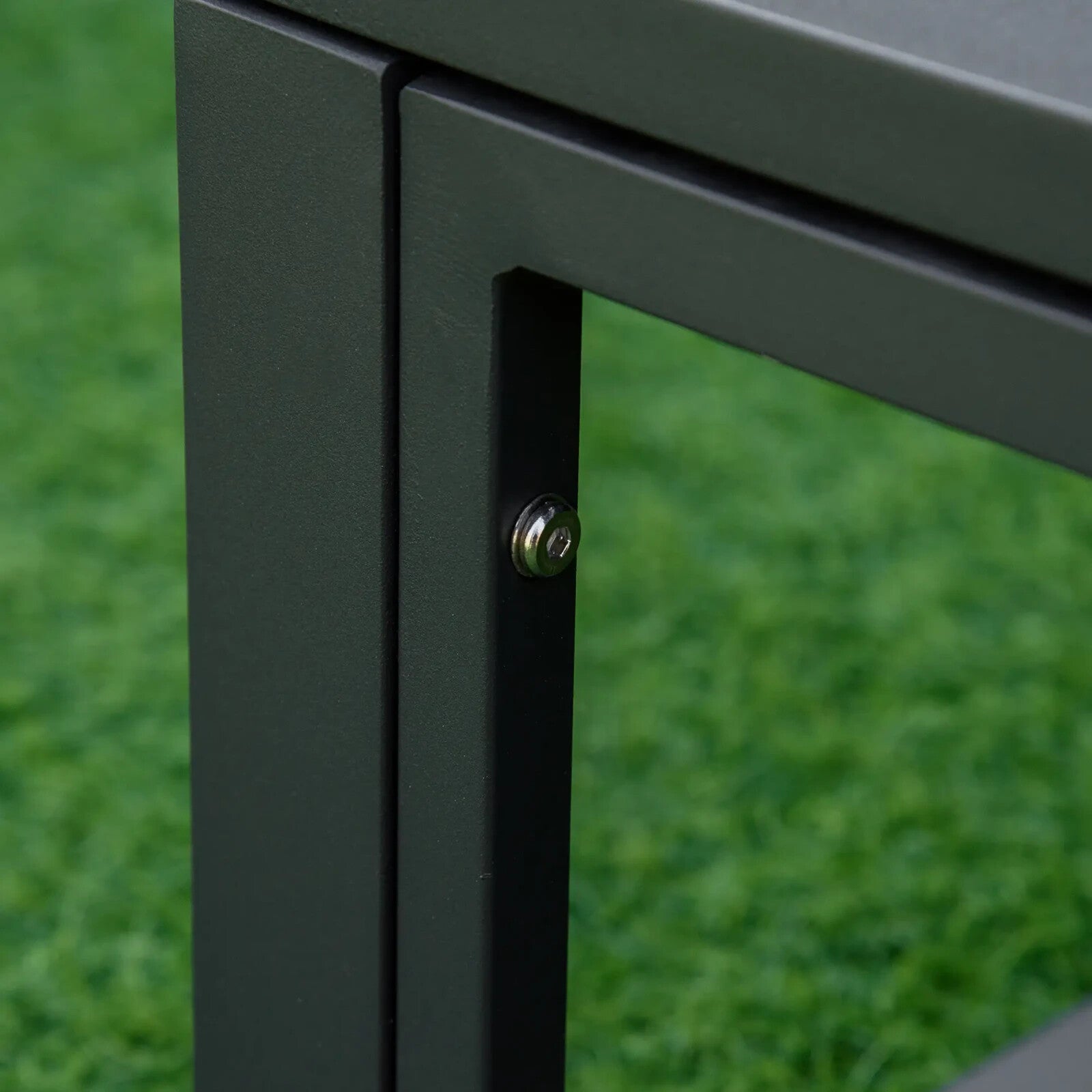 6 Piece Outdoor Sectional Sofa Set Aluminium Daybed with Coffee Table Footstool - Home and Garden Furniture Shop - rustic - furniture