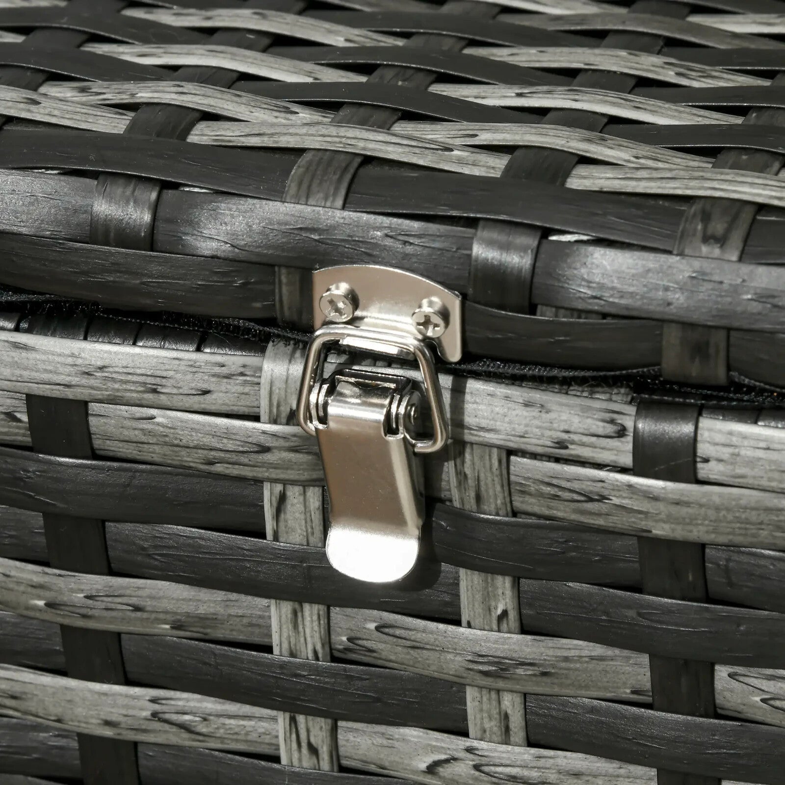 6 Piece Rattan Garden Furniture Set 7 Seater Outdoor Sofa with Storage Tables - Home and Garden Furniture Shop - rustic - furniture