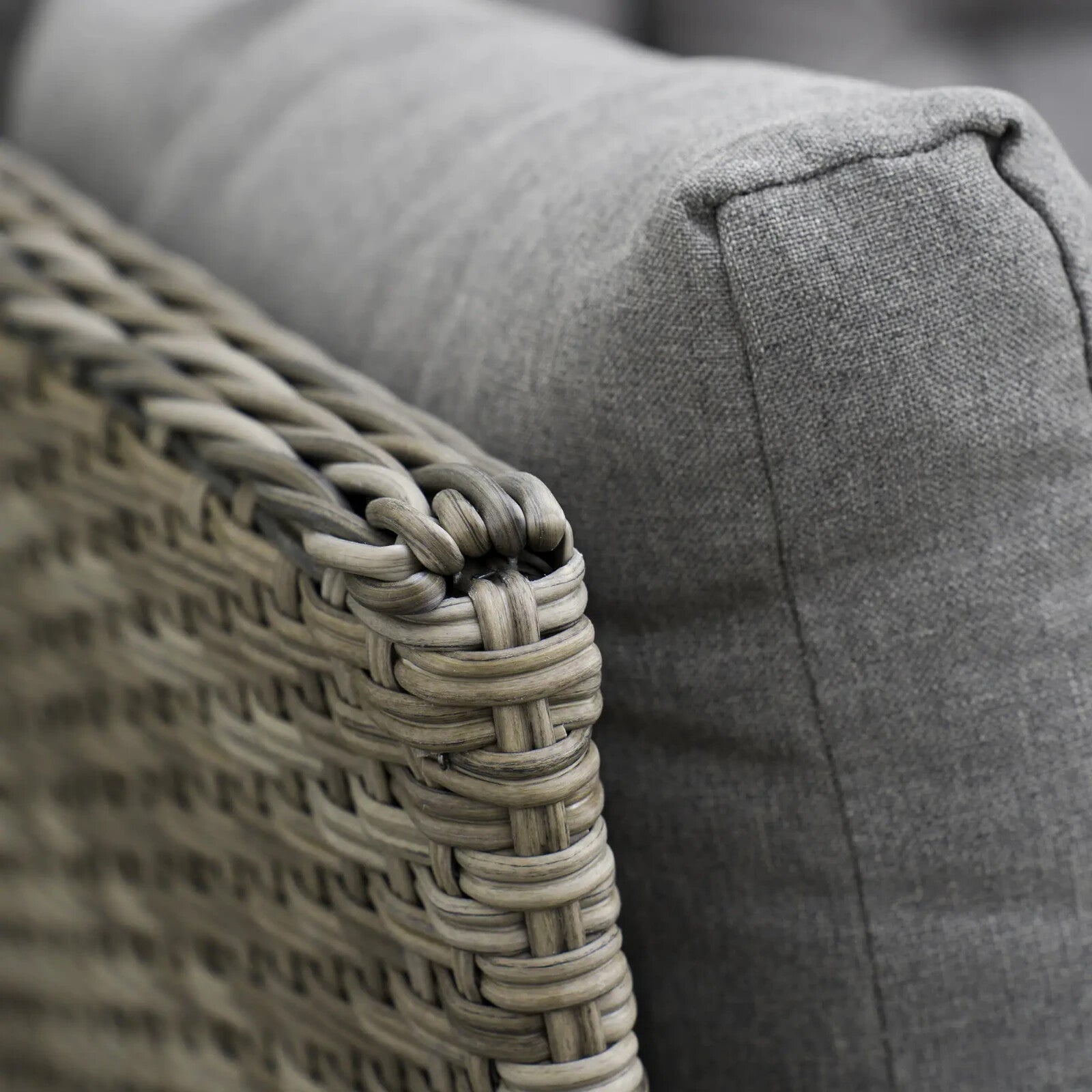 6 - Piece Rattan Garden Furniture Set Sectional Corner Sofa w/Cushions Soft Padded - Home and Garden Furniture Shop - rustic - furniture