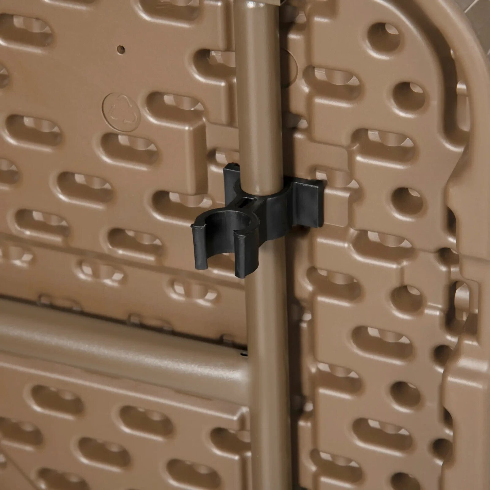 6 Seater Outdoor Rattan Dining Set Folding Table & Chairs Resin Patio Garden - Home and Garden Furniture Shop - rustic - furniture