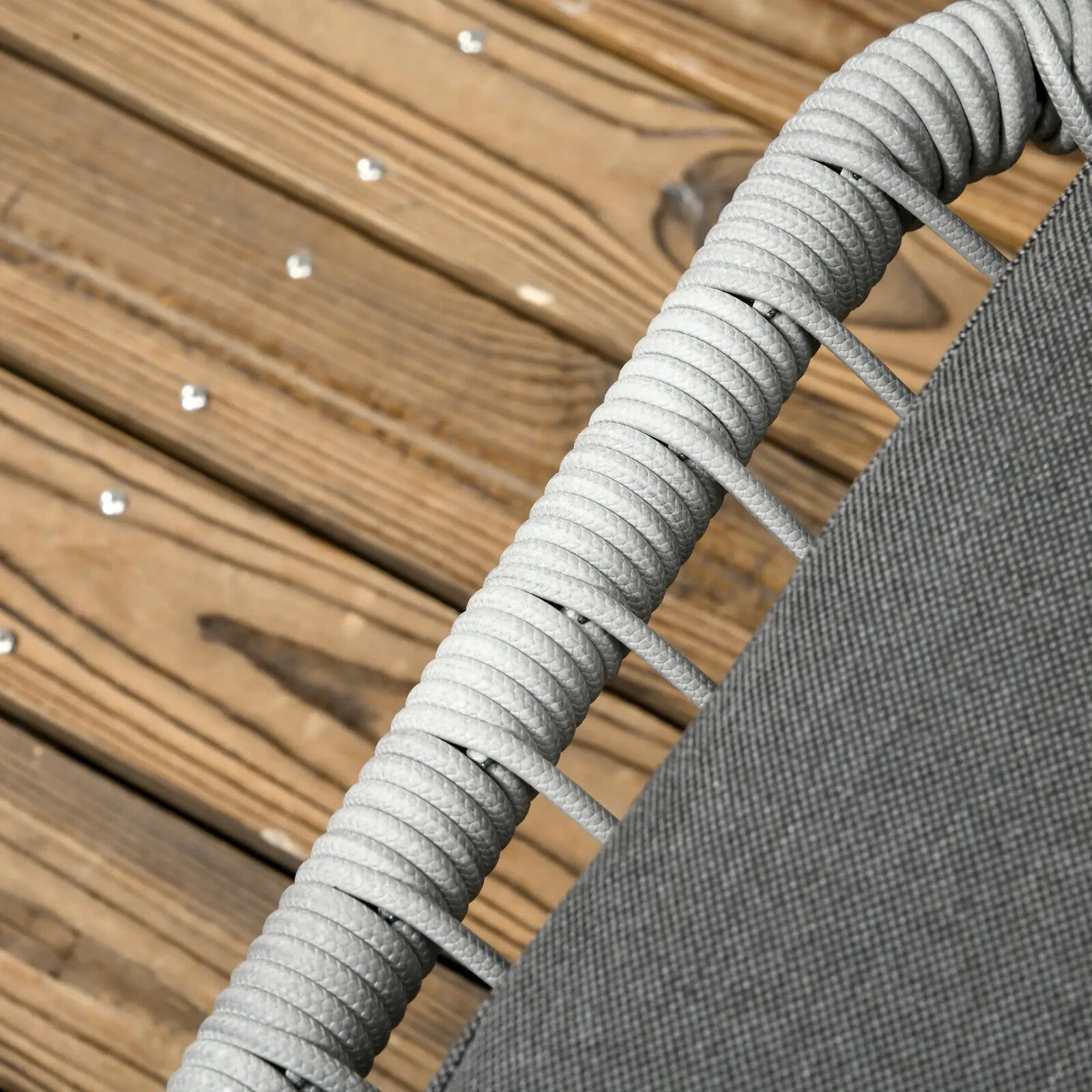 6 Seater Rattan Furniture Set w/ Sofa Footstool &Wood Plastic Coffee Table - Home and Garden Furniture Shop - rustic - furniture