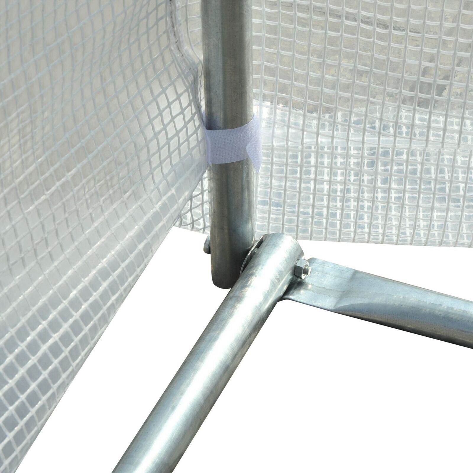 6 x 3m Walk In Polytunnel Greenhouse Plant Tent Metal Frame Outdoor Grow House - Home and Garden Furniture Shop - rustic - furniture