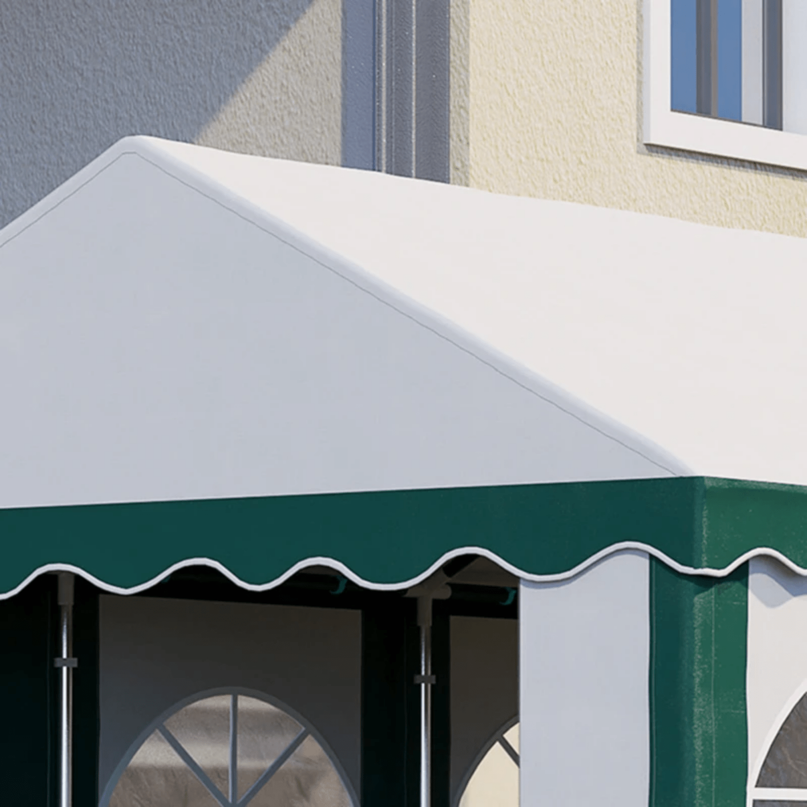 6 x 4m Large Marquee with Sides Gazebo Heavy Duty Party Tent Outdoor Event Cover - Home and Garden Furniture Shop - rustic - furniture