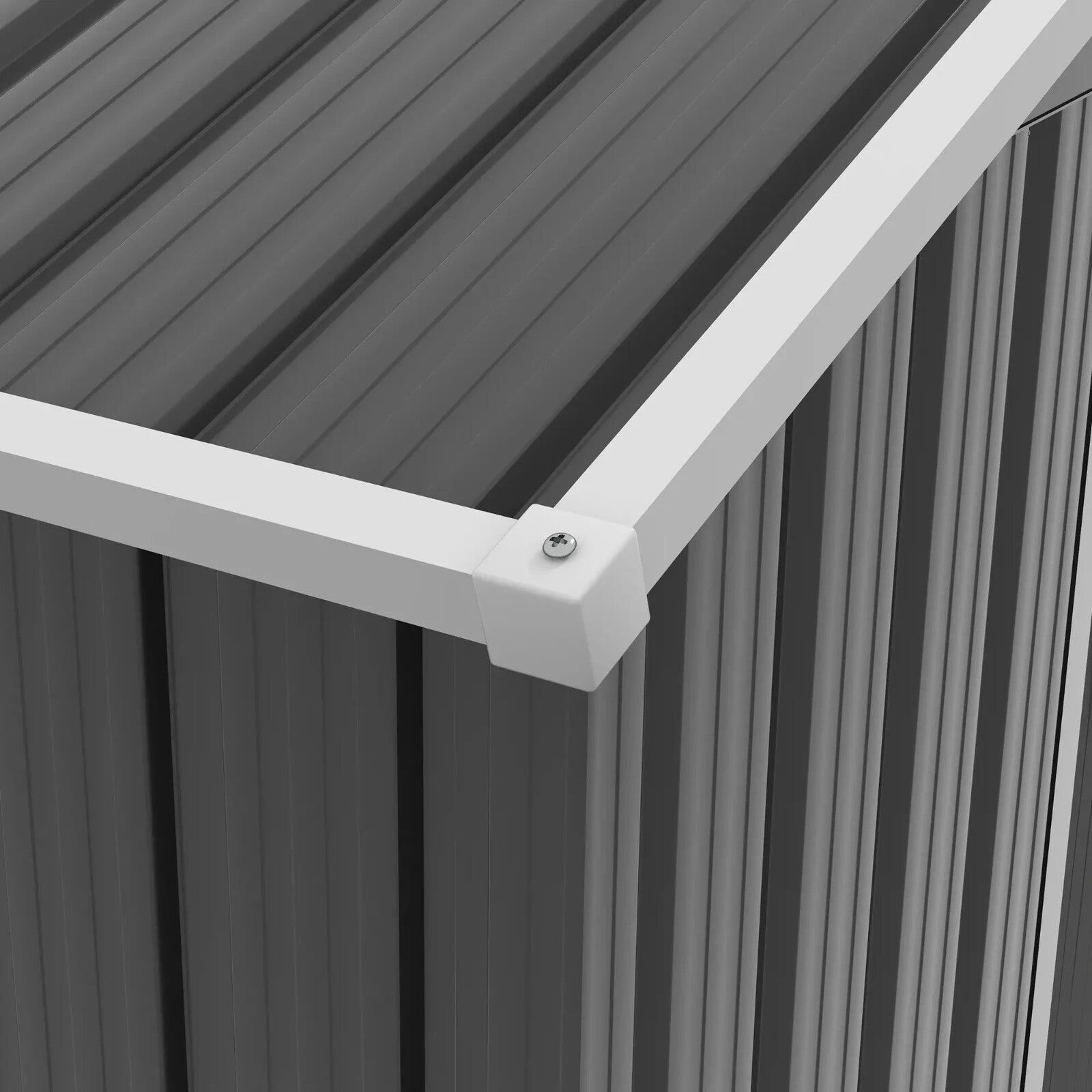 6.5x3.5ft Metal Garden Storage Shed Outdoor Tool Shed with Sliding Doors & Vents - Home and Garden Furniture Shop - rustic - furniture