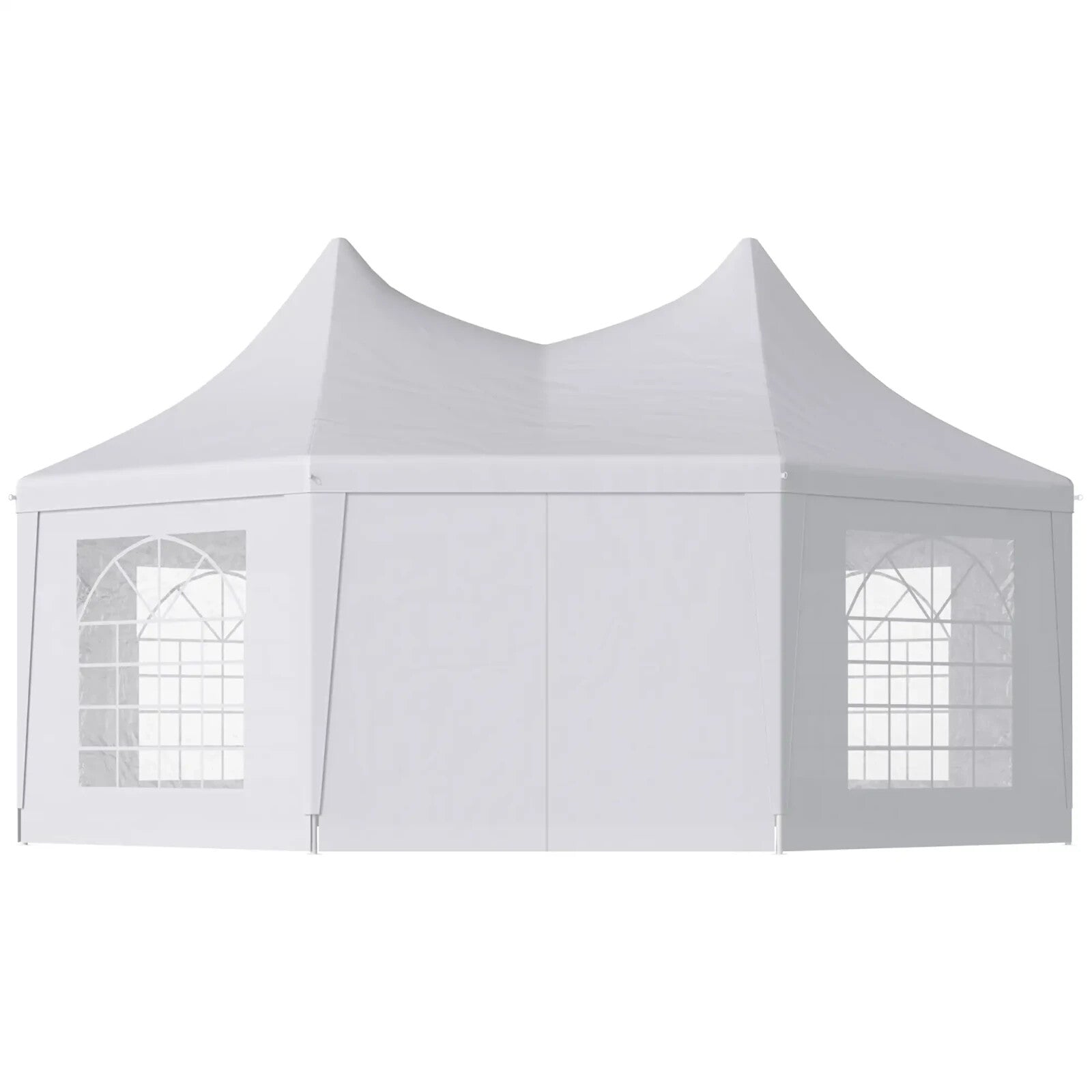 6.8x5M Octagonal Gazebo Party Tent Heavy Duty Wedding Marquee Garden Sun Shelter - Home and Garden Furniture Shop - rustic - furniture