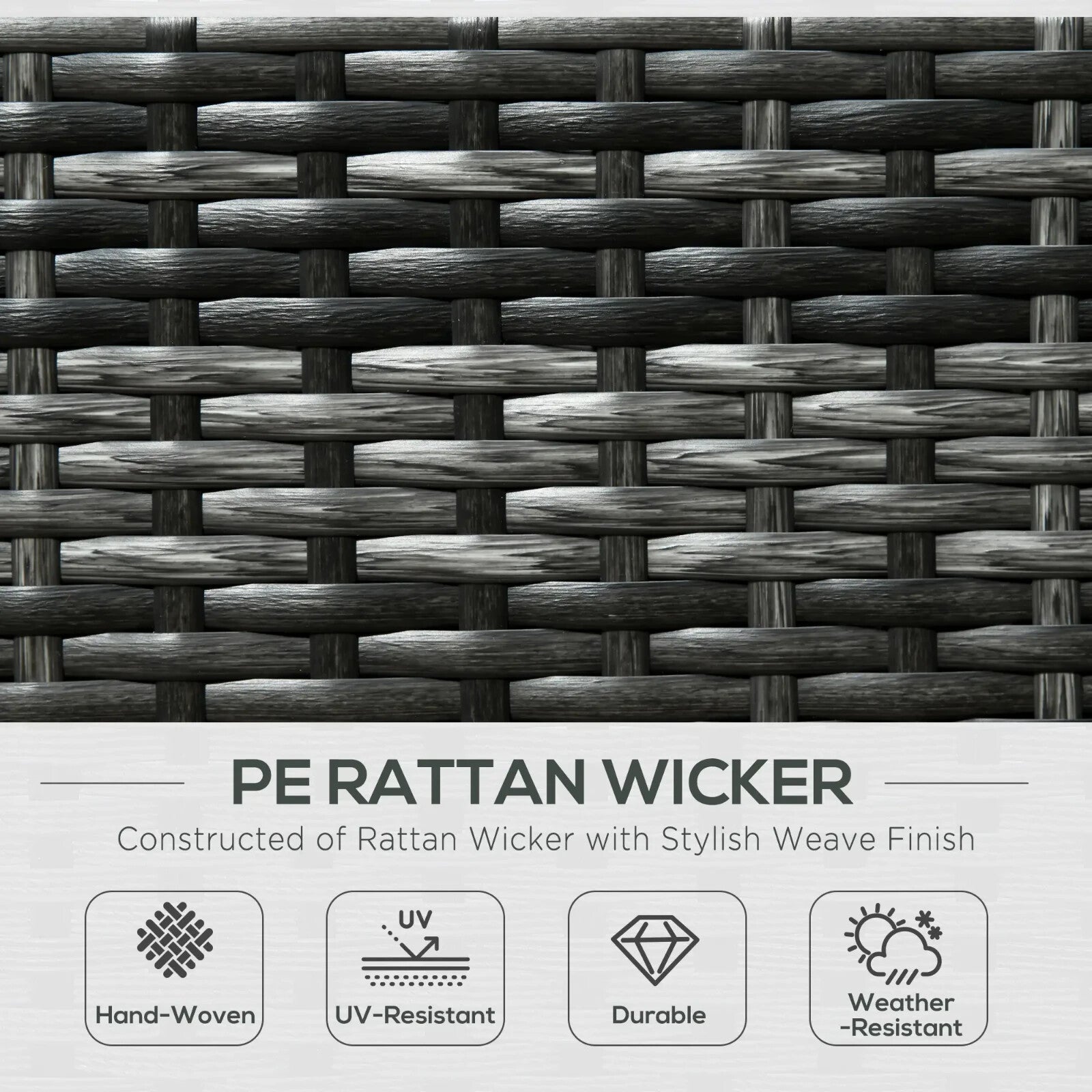 8 - Piece Rattan Garden Outdoor Patio Sofa Set with Cushion and Tempered Glass - Home and Garden Furniture Shop - rustic - furniture