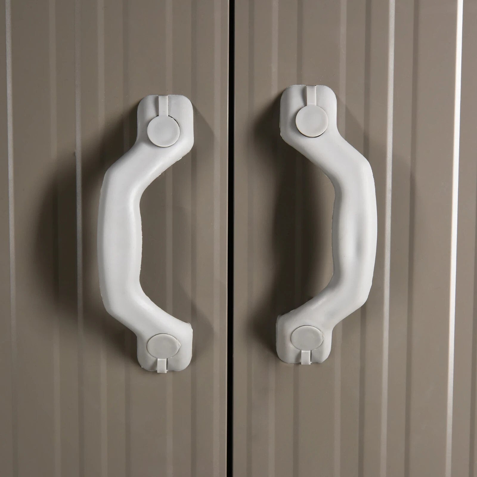 8 x 6 ft Galvanised Garden Shed Metal Storage with Double Doors Window and Vents - Home and Garden Furniture Shop - rustic - furniture