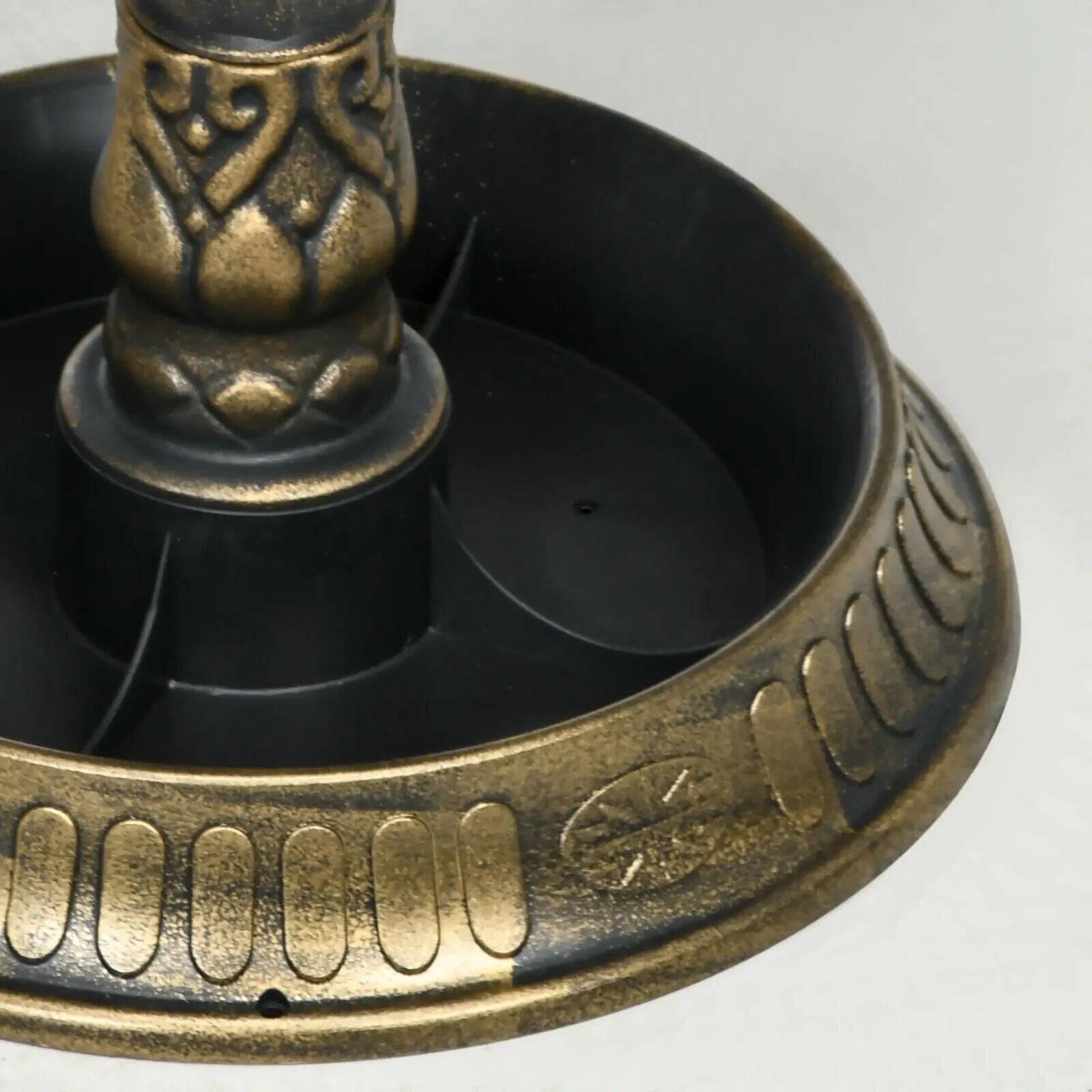 81cm Tall Garden Vintage Style Birdbath with Two Decorative Birds - Bronze Tone - Home and Garden Furniture Shop - #rustic - furniture#