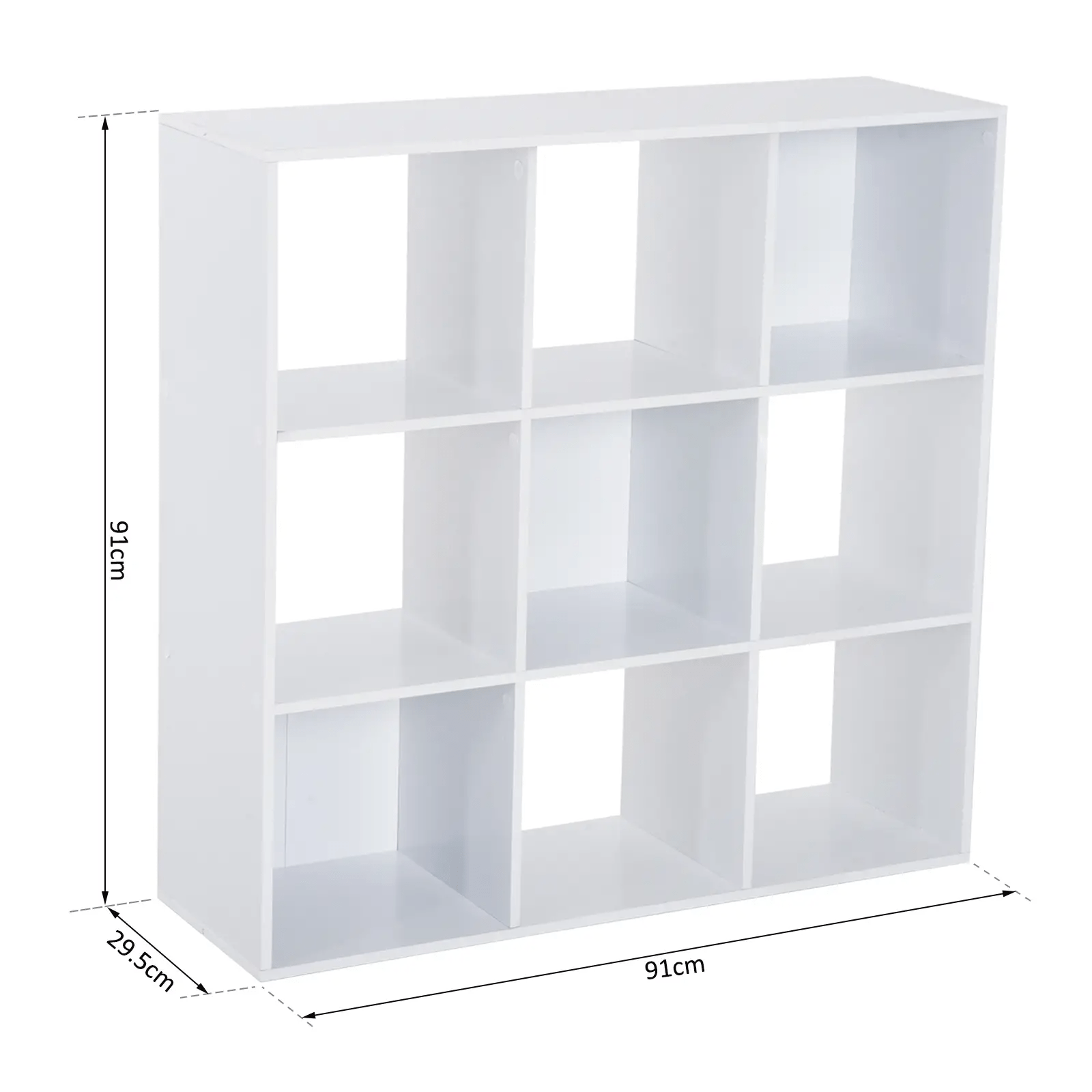 9 Cube Bookcase Cabinet Storage Shelving Unit Rack Open Cupboard Display Shelves - Home and Garden Furniture Shop - #rustic - furniture#