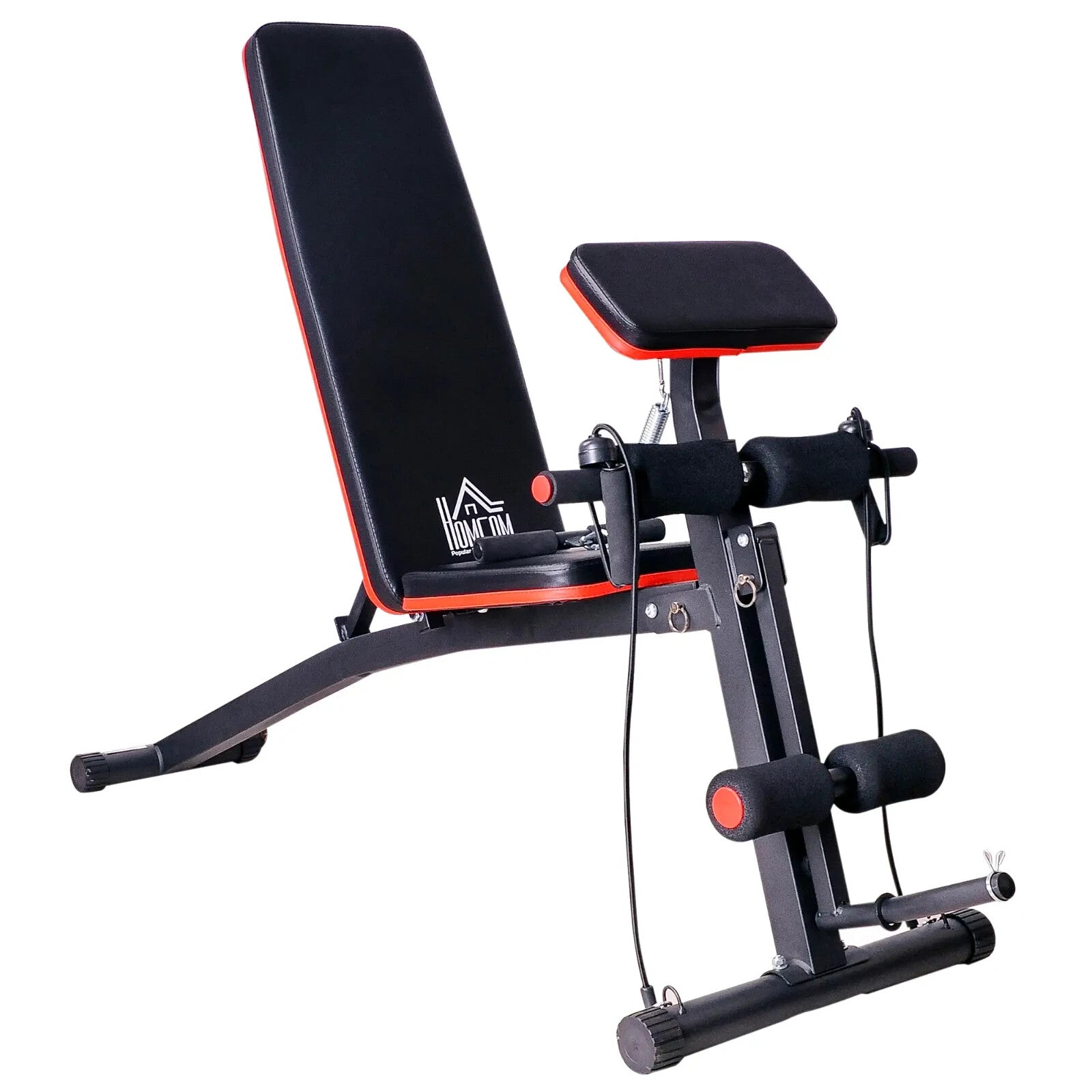 Adjustable Foldable Dumbbell Bench Home Gym Weight Training Equipment Incline - Home and Garden Furniture Shop - rustic - furniture