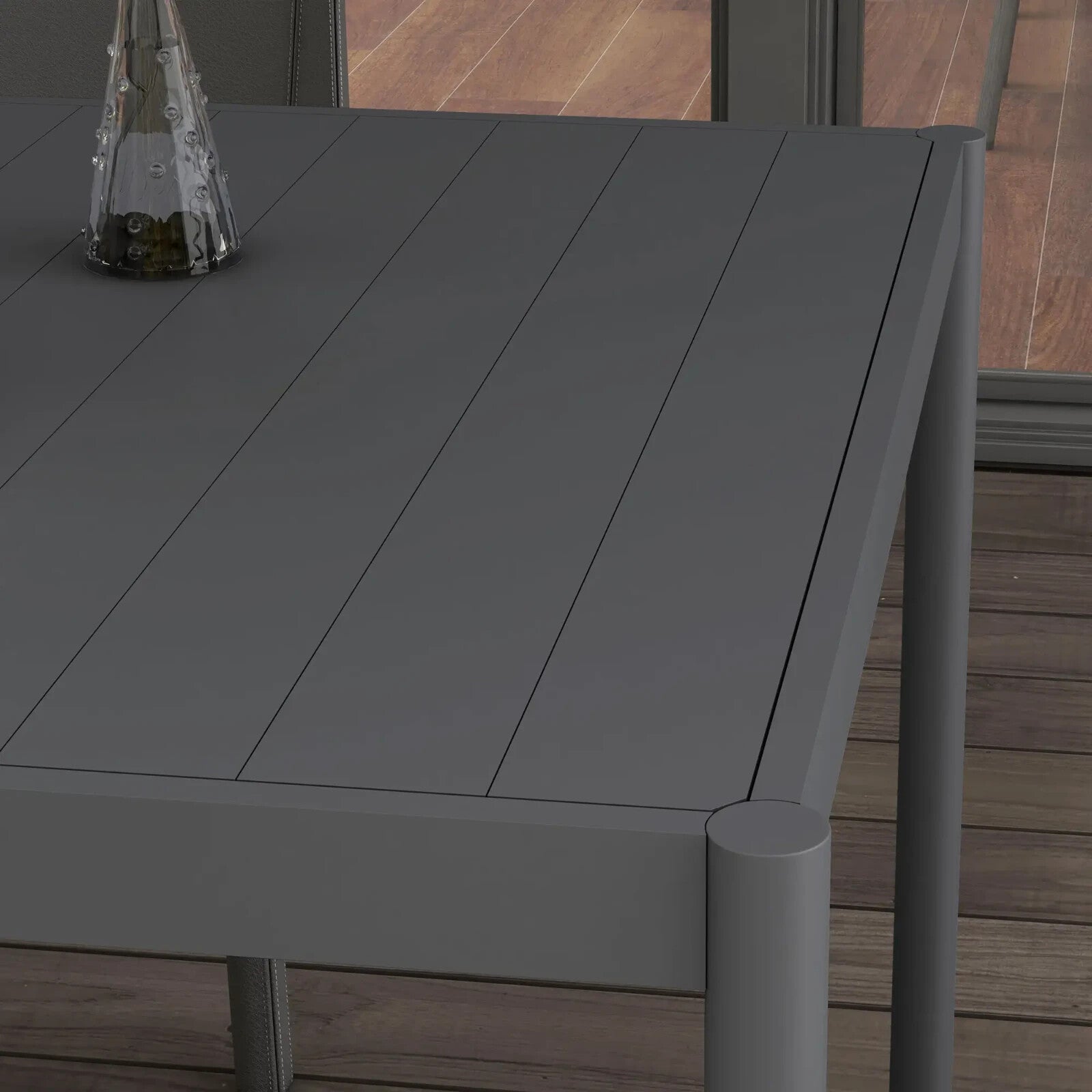 Aluminium Frame Garden Dining Table for Patio Decking or Outdoor Entertaining - Home and Garden Furniture Shop - rustic - furniture
