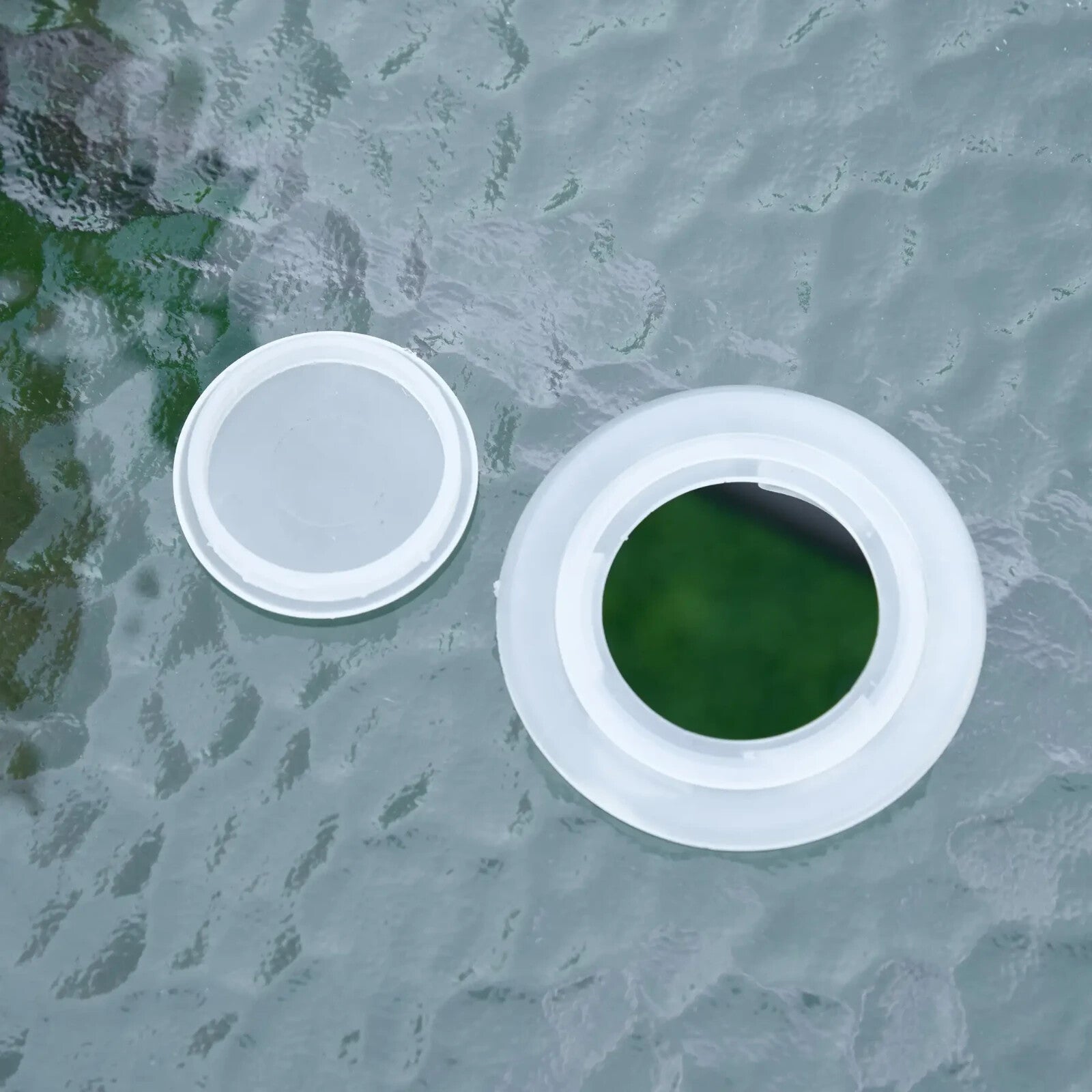 Aquatex Glass Garden Table w/ Curved Metal Frame & Parasol Hole for Outdoor Use - Home and Garden Furniture Shop - rustic - furniture