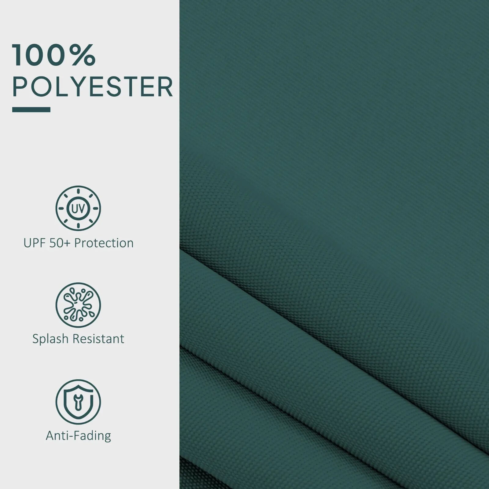 Awning Replacement Canopy Fabric Only Sun Shade Cover Water Resistant Green - Home and Garden Furniture Shop - rustic - furniture