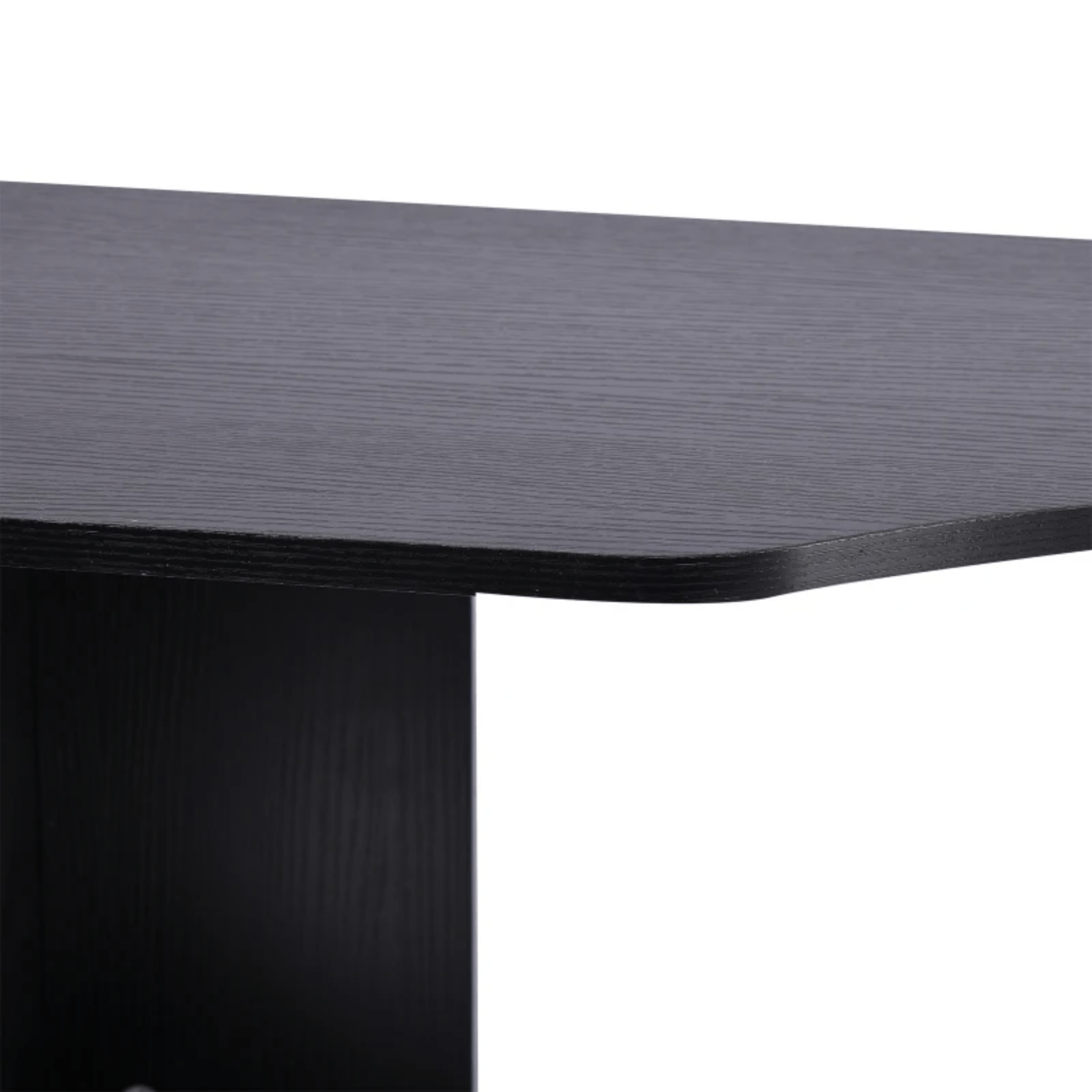 Black Computer Desk Multi - Storage Workstation Home Office Table Shelves Drawers - Home and Garden Furniture Shop - rustic - furniture