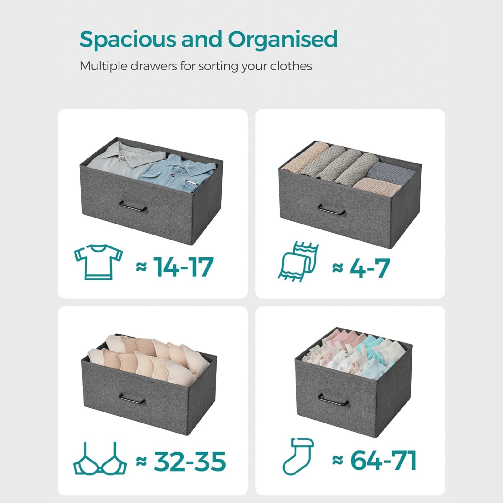 Black Large Chest of Drawers 7 Bedroom Furniture Vintage Dresser Metal Storage - Home and Garden Furniture Shop - rustic - furniture