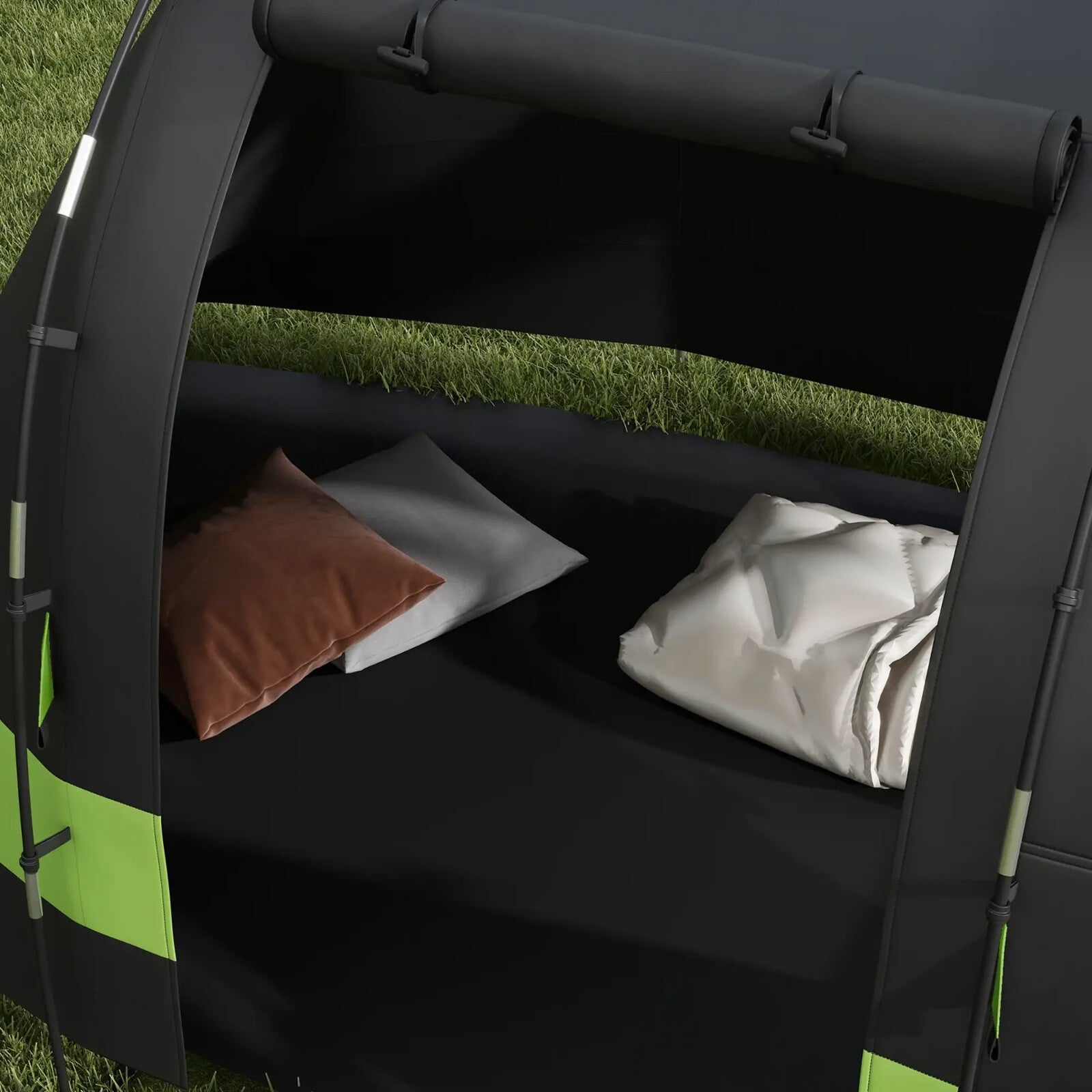 Blackout Camping Tent for 4 to 5 Person w/ Bedroom Living Room 3000mm Waterproof - Home and Garden Furniture Shop - rustic - furniture