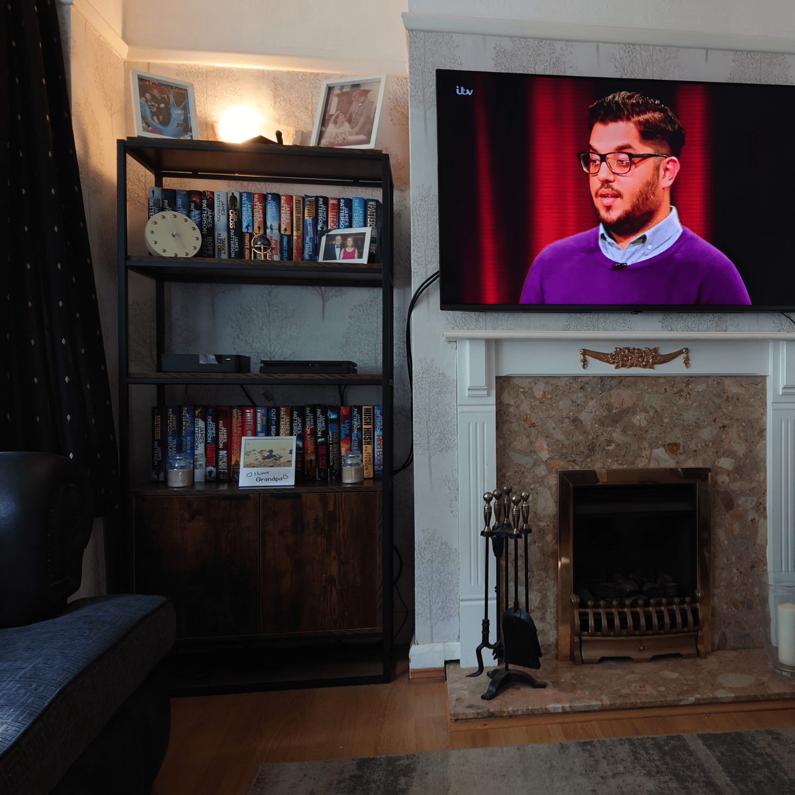 Brown Large Industrial Bookcase Storage Cabinet Metal Tall Shelving Display Unit - Home and Garden Furniture Shop - rustic - furniture