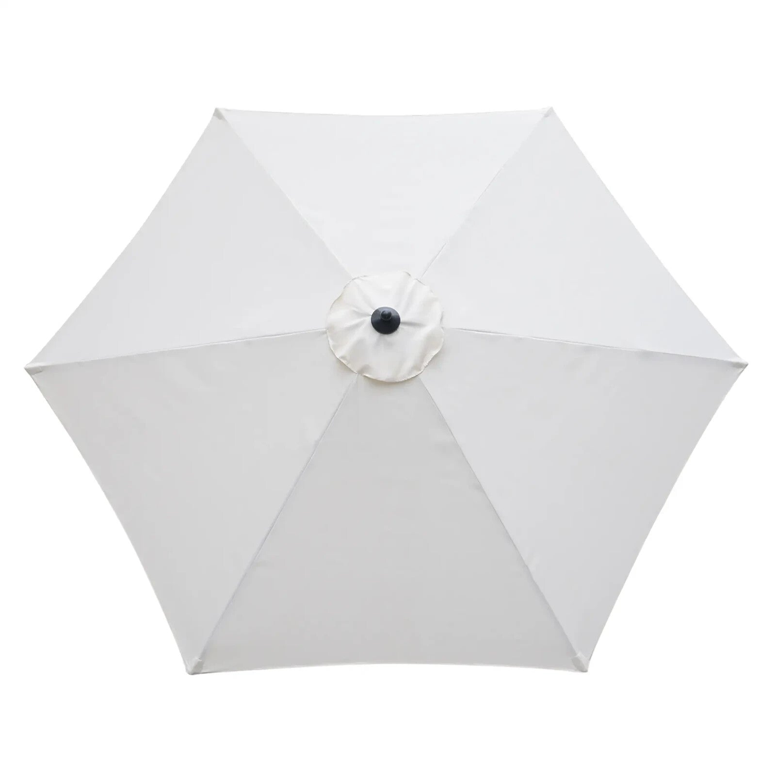 Cantilever Umbrella Parasol Canopy foldable Stand Weather - Resistant Off - White - Home and Garden Furniture Shop - rustic - furniture