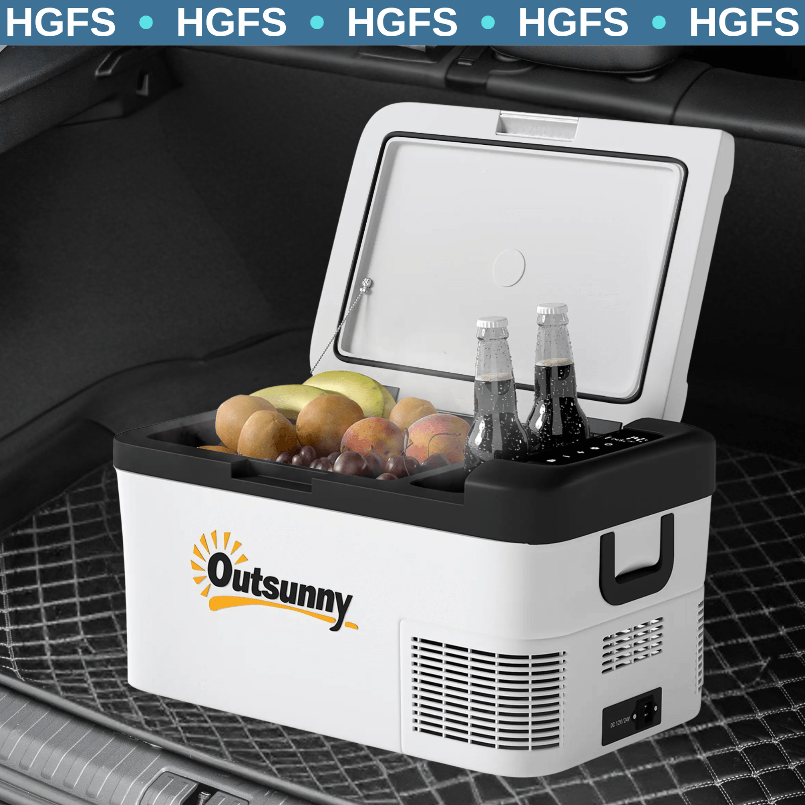 Car Refrigerator Portable Compressor Car Fridge Freezer Electric Cooler Box 18L - Home and Garden Furniture Shop - rustic - furniture