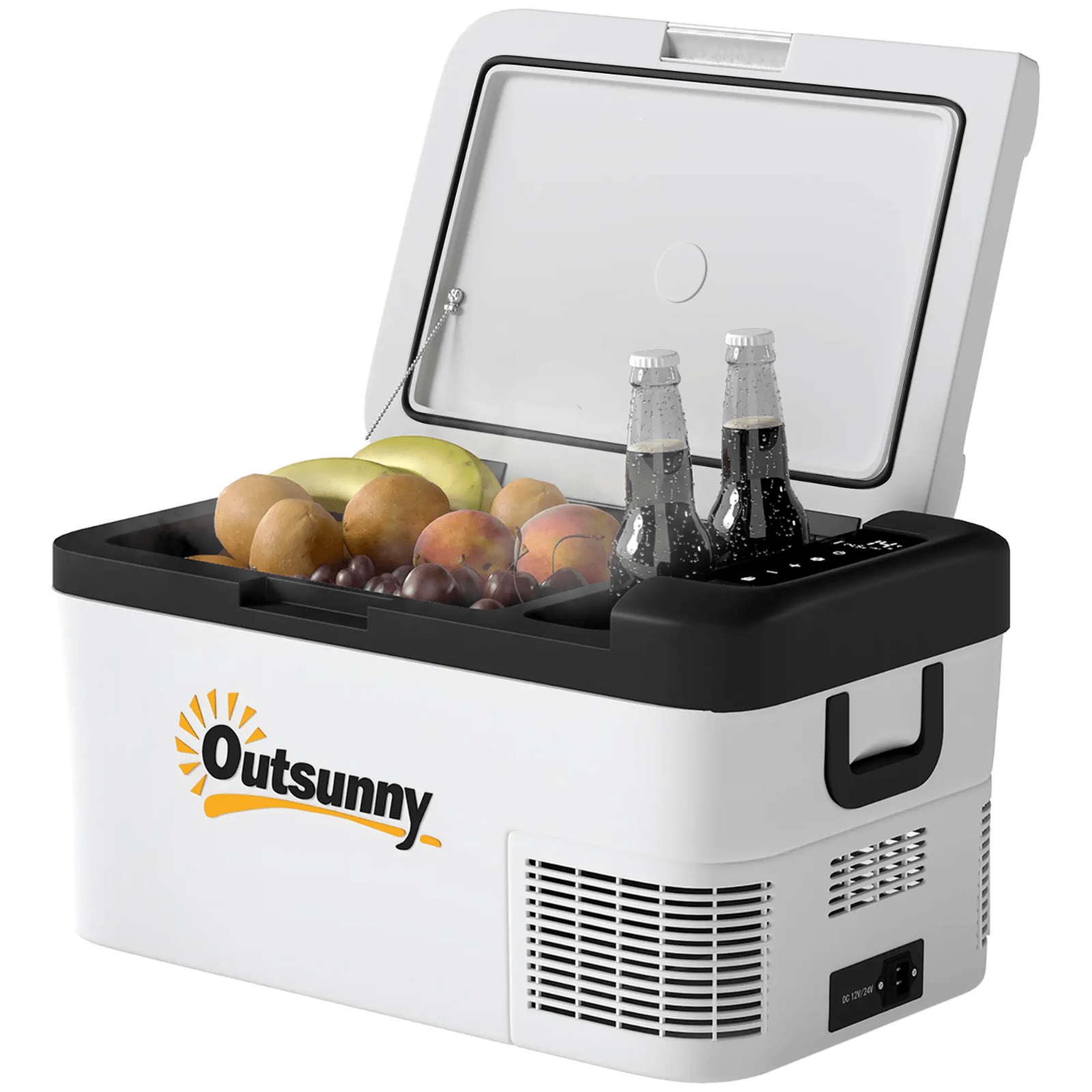 Car Refrigerator Portable Compressor Car Fridge Freezer Electric Cooler Box 18L - Home and Garden Furniture Shop - rustic - furniture