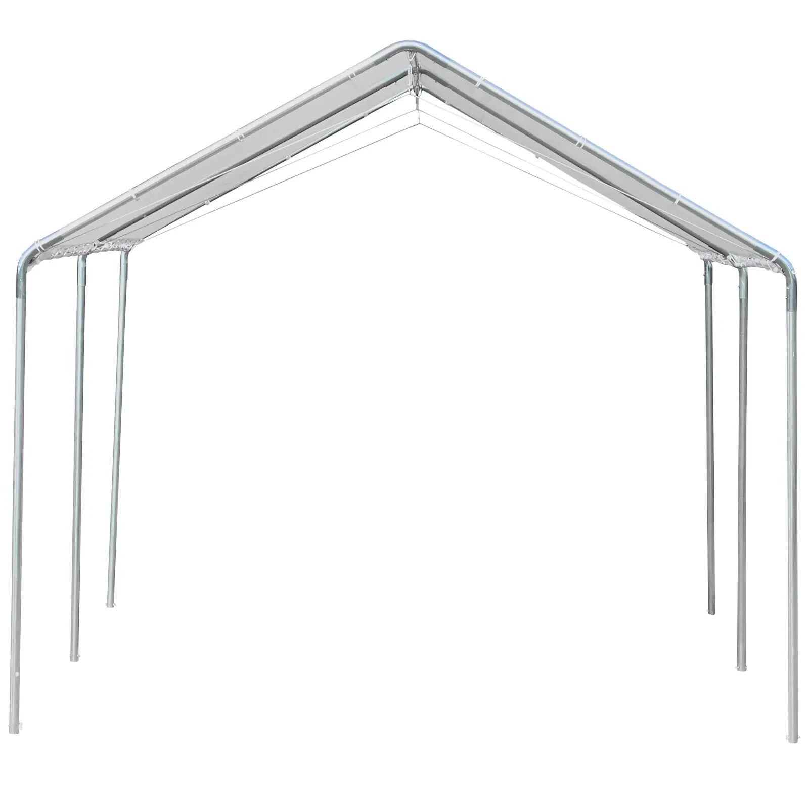 Carport Garage Shelter Polyethylene Canopy Tent UV Resistant Waterproof White - Home and Garden Furniture Shop - rustic - furniture