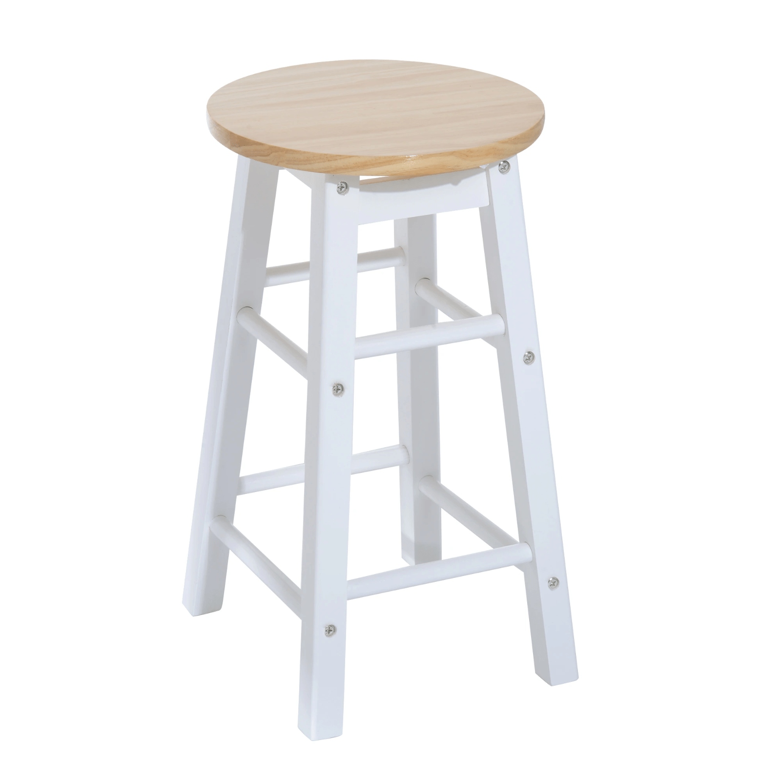 Compact Wooden Breakfast Bar Stools Set Drop Leaf Folding Kitchen Table Cart 3pc - Home and Garden Furniture Shop - rustic - furniture