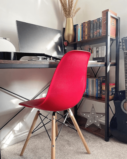 Computer Desk with Shelves Wooden Writing Desk Workstation Home Office Study NEW - Home and Garden Furniture Shop - rustic - furniture