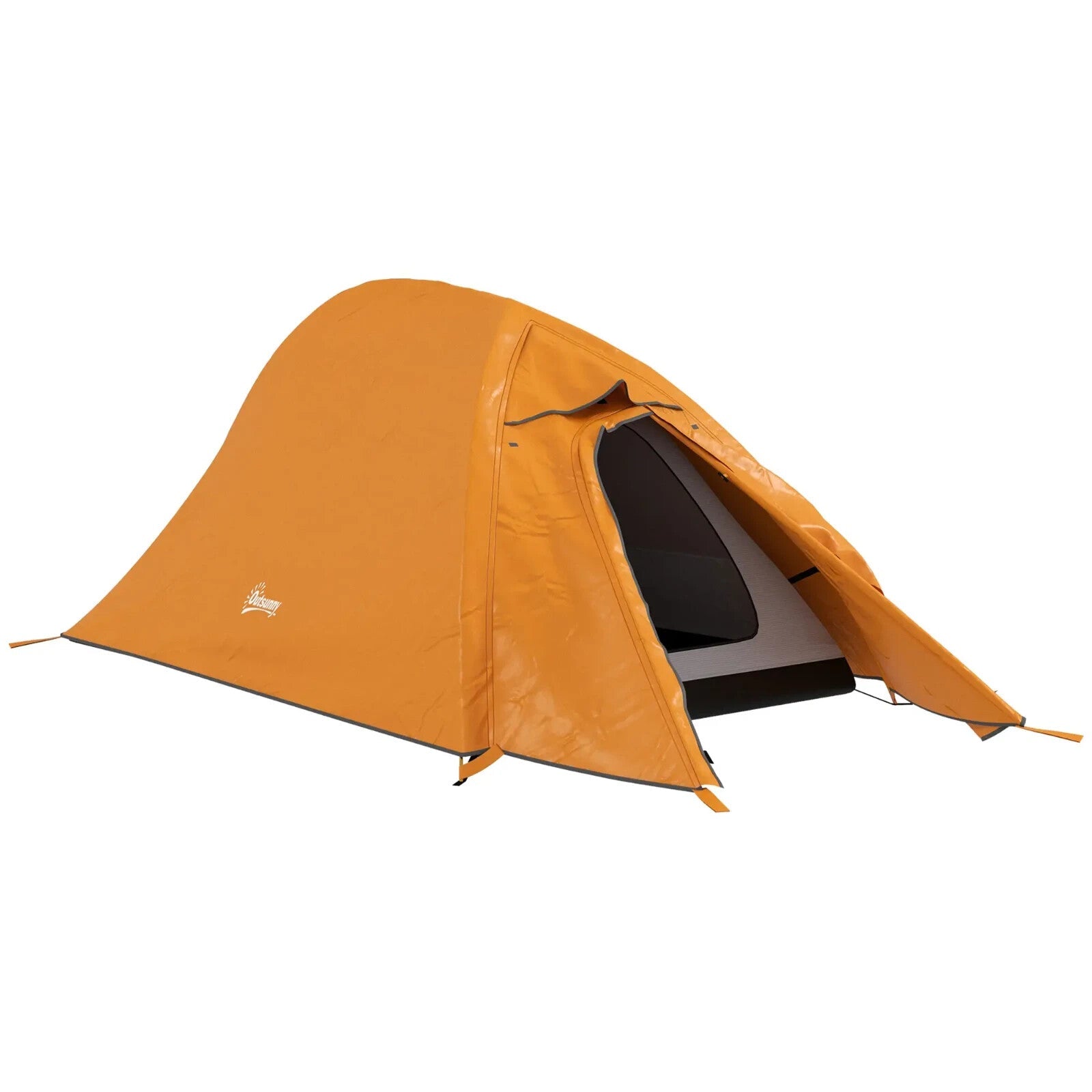 Double Layer Camping Tent 1 to 2 Man Waterproof 2000mm Lightweight w/ Carry Bag - Home and Garden Furniture Shop - rustic - furniture