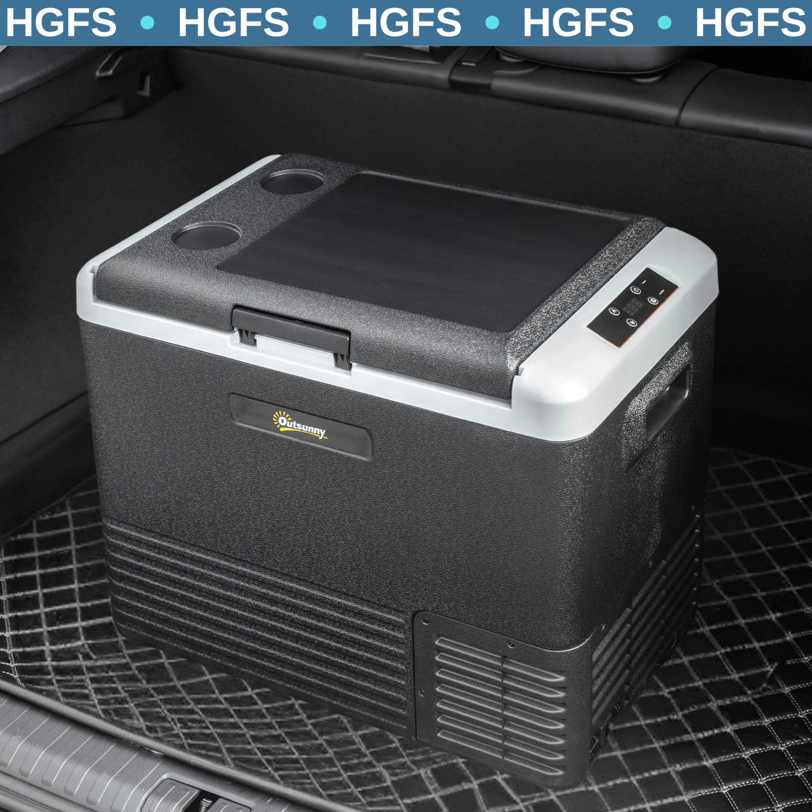 Electric Fridge Compressor Car Fridge Freezer 50L Portable Cooler Box 12v 240v - Home and Garden Furniture Shop - rustic - furniture