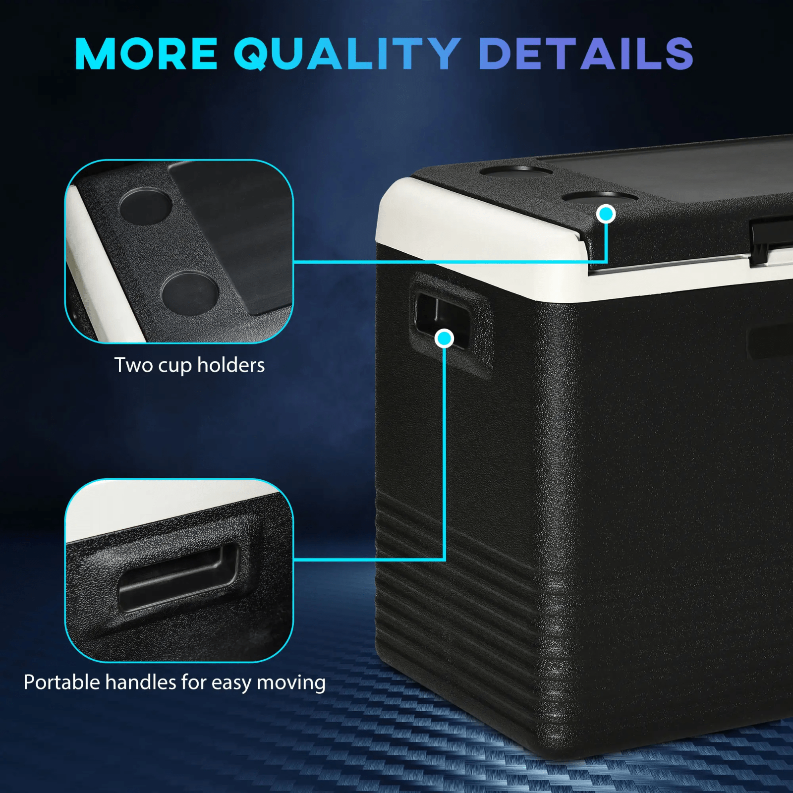 Electric Fridge Compressor Car Fridge Freezer Portable Cooler Box 12v 50L 40L 30 - Home and Garden Furniture Shop - rustic - furniture