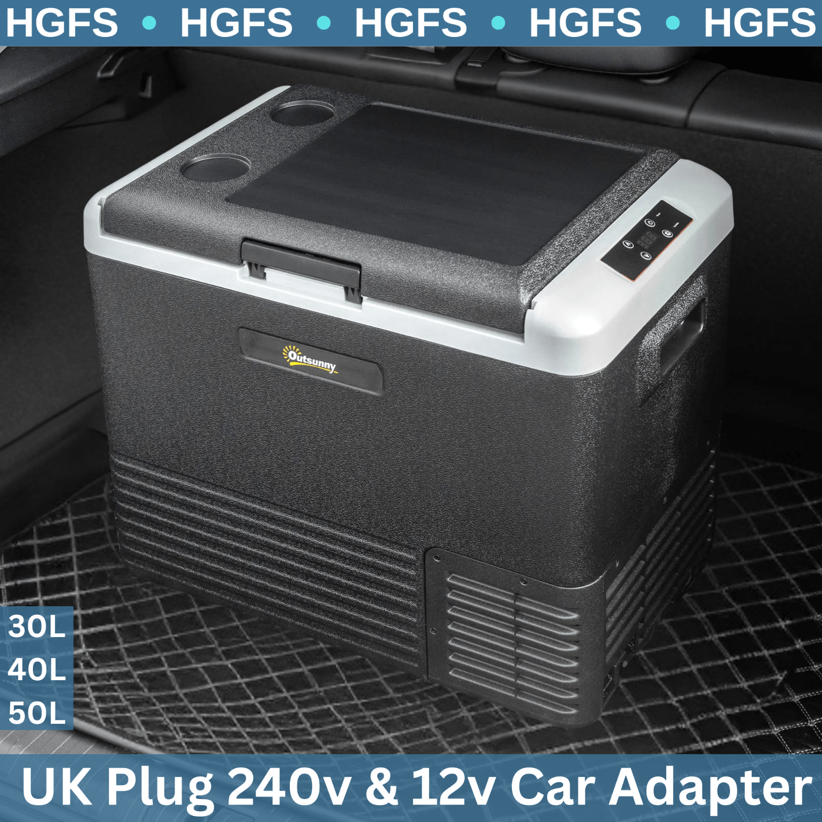 Electric Fridge Compressor Car Fridge Freezer Portable Cooler Box 12v 50L 40L 30 - Home and Garden Furniture Shop - rustic - furniture