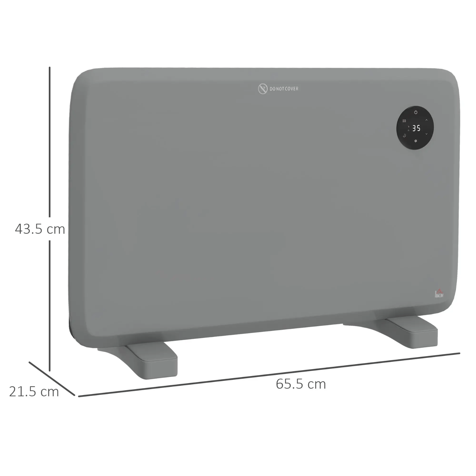 Electric Heater with Adjustable Thermostat Freestanding or Wall Mounted Heater - Home and Garden Furniture Shop - #rustic - furniture#