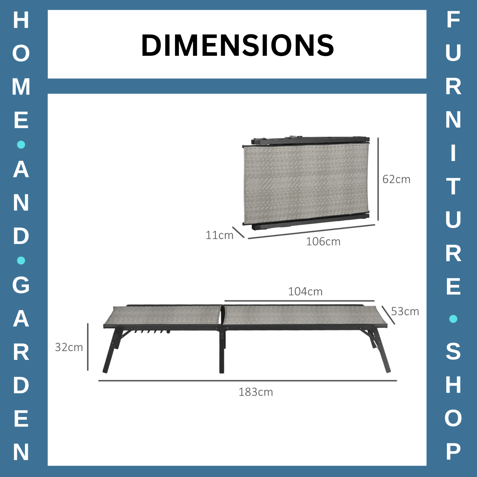 Foldable Rattan Sun Lounger Set of 2 Adjustable Outdoor Recliner Garden Chairs - Home and Garden Furniture Shop - rustic - furniture