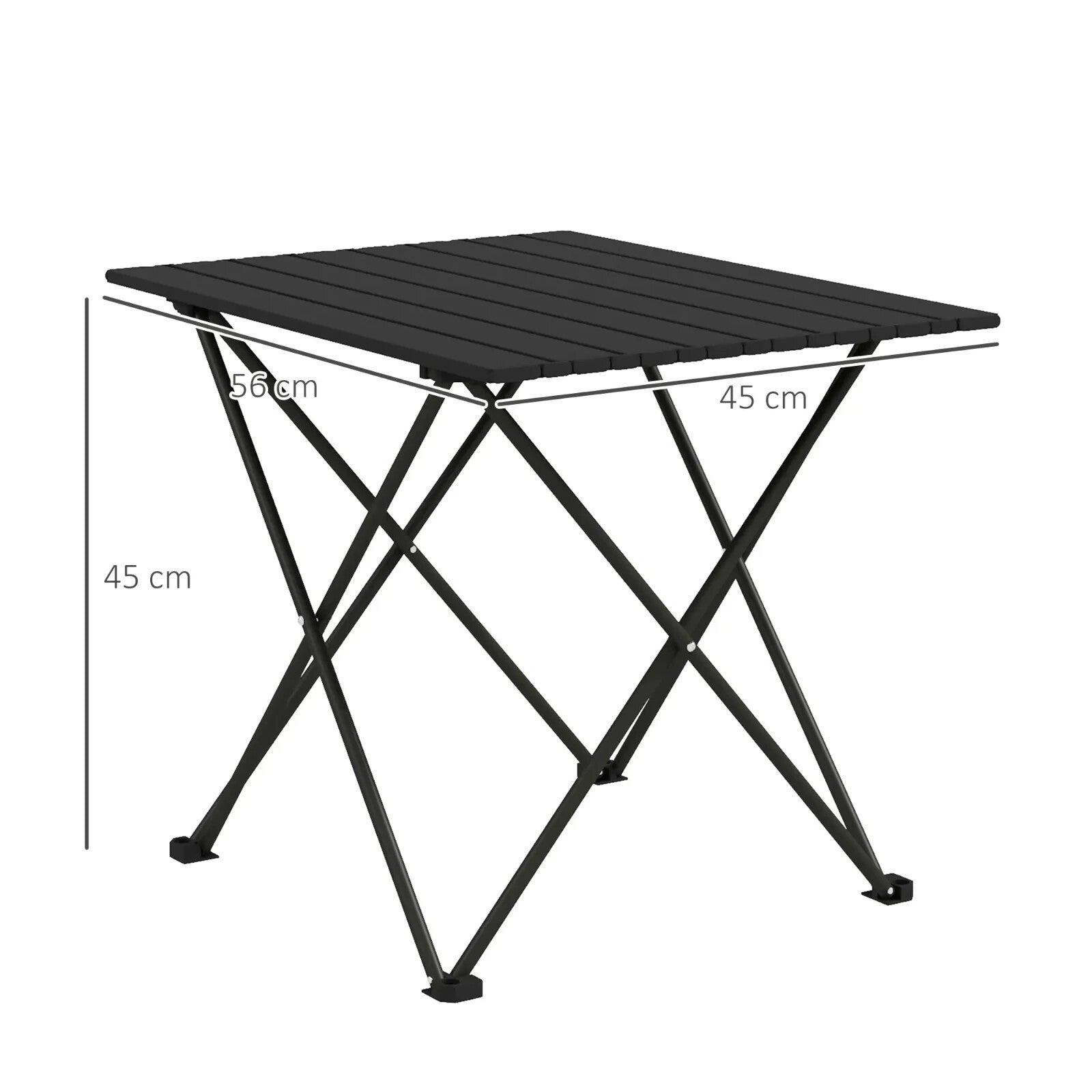 Folding Camping Table Lightweight Metal Picnic Table Carry Bag Outdoor Hiking - Home and Garden Furniture Shop - rustic - furniture