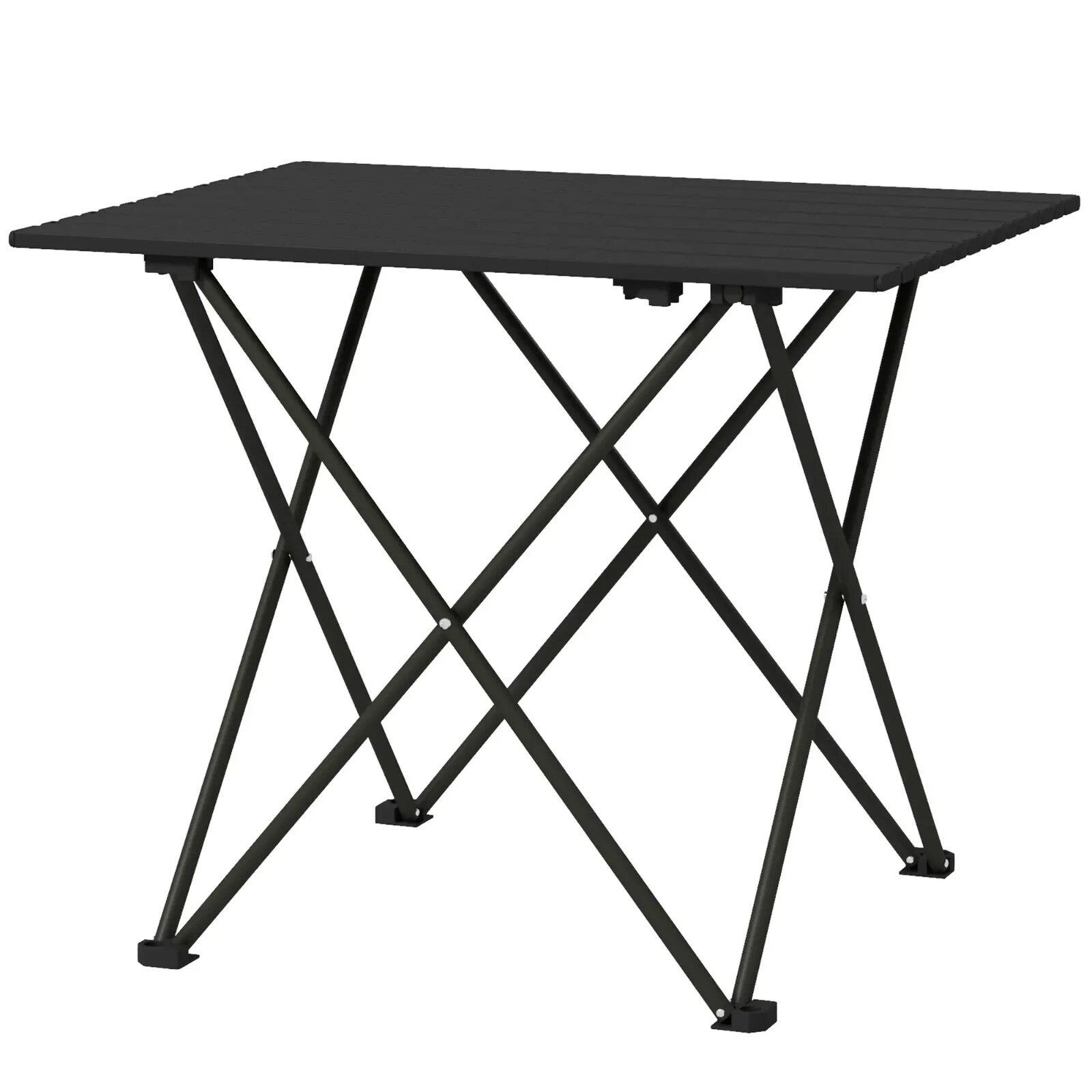 Folding Camping Table Lightweight Metal Picnic Table Carry Bag Outdoor Hiking - Home and Garden Furniture Shop - rustic - furniture