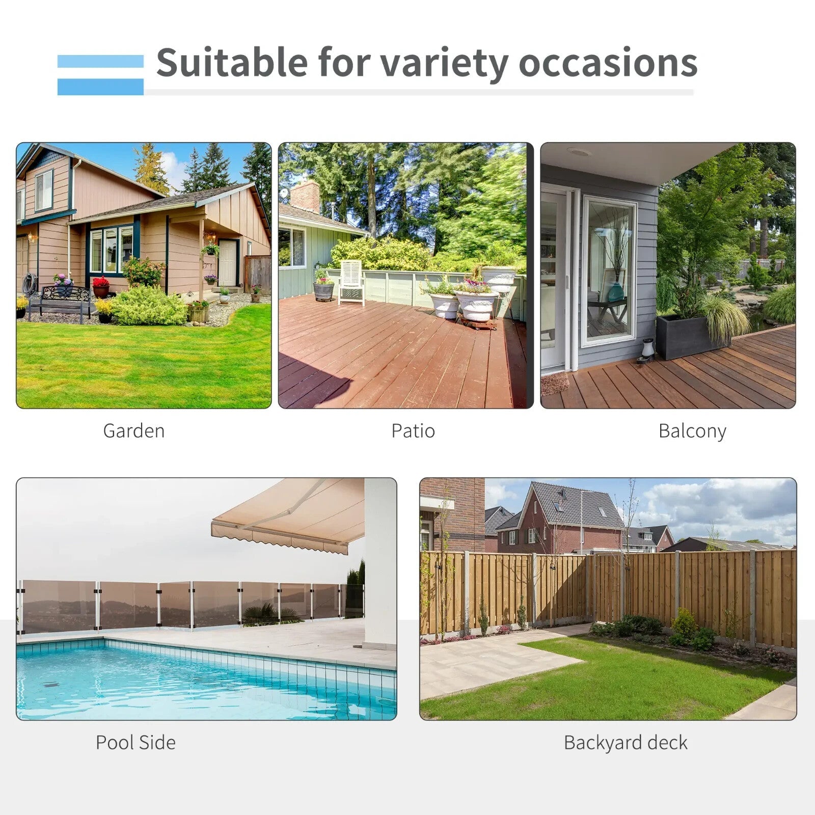 Folding Outdoor Sun Lounger Recliner Chair w/ Steel Frame Headrest and 7 Levels - Home and Garden Furniture Shop - rustic - furniture