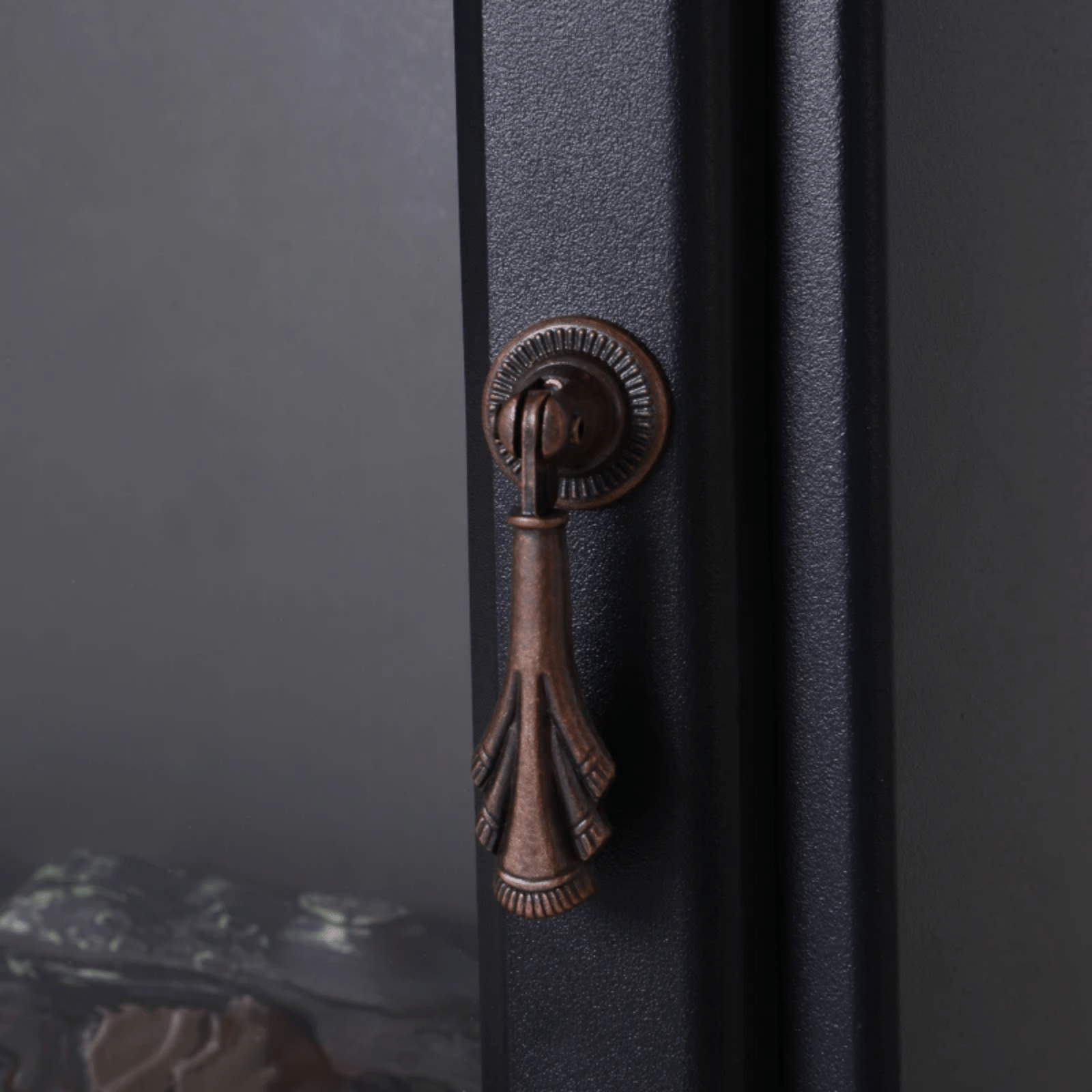 Freestanding Electric Fireplace Heater with Glass Door Flame Effect Living Room - Home and Garden Furniture Shop - rustic - furniture